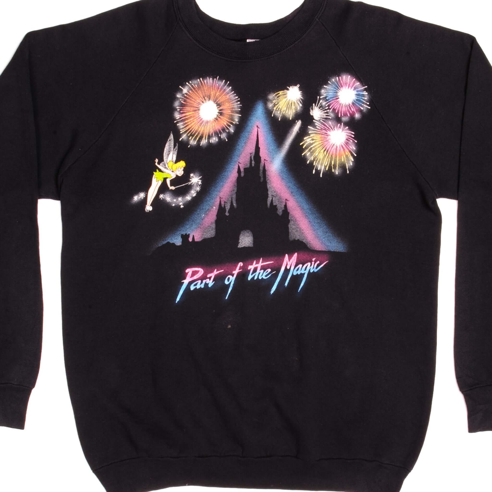 Vintage Disney Wear Sweatshirt Fruit of the Loom 90's Size XLarge Made In USA.