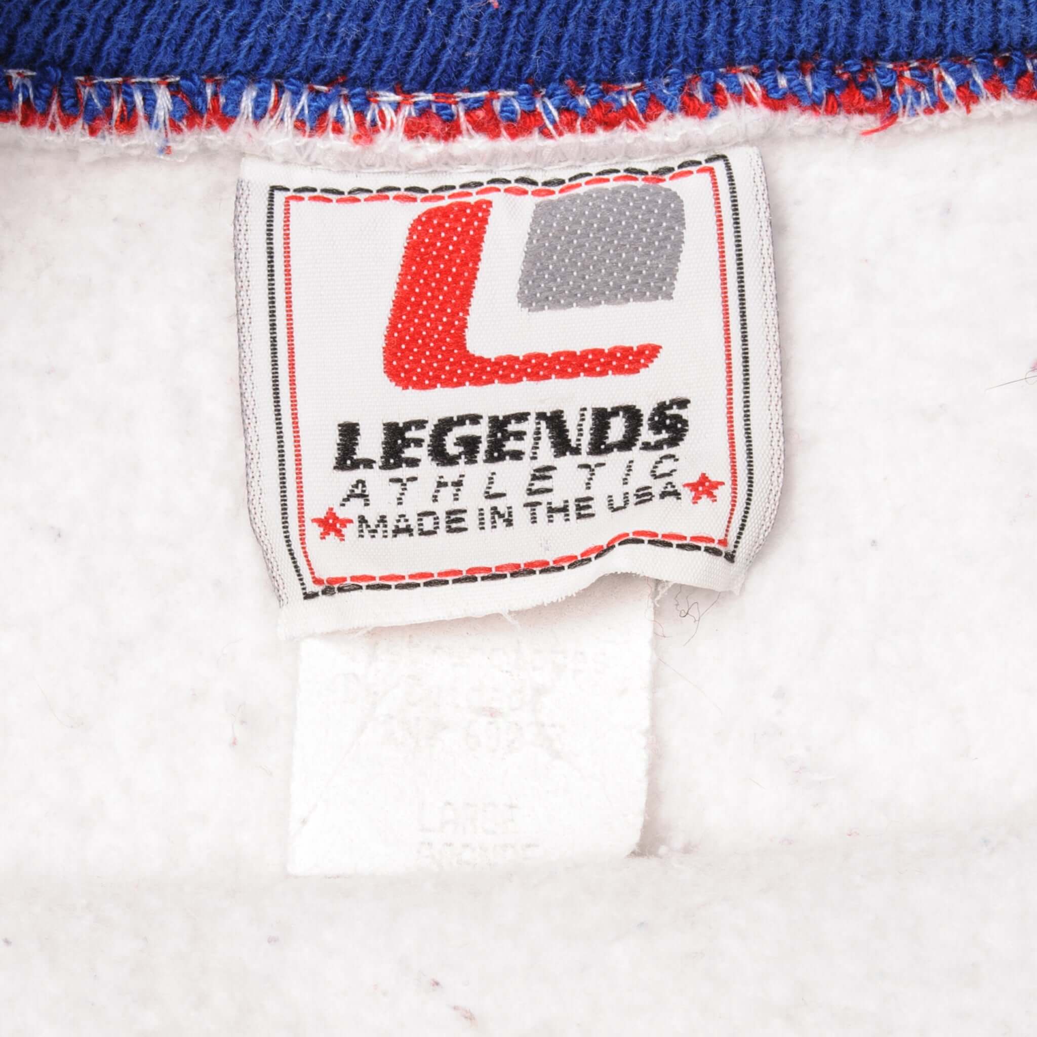 Vintage Label Tag Legends Athletic