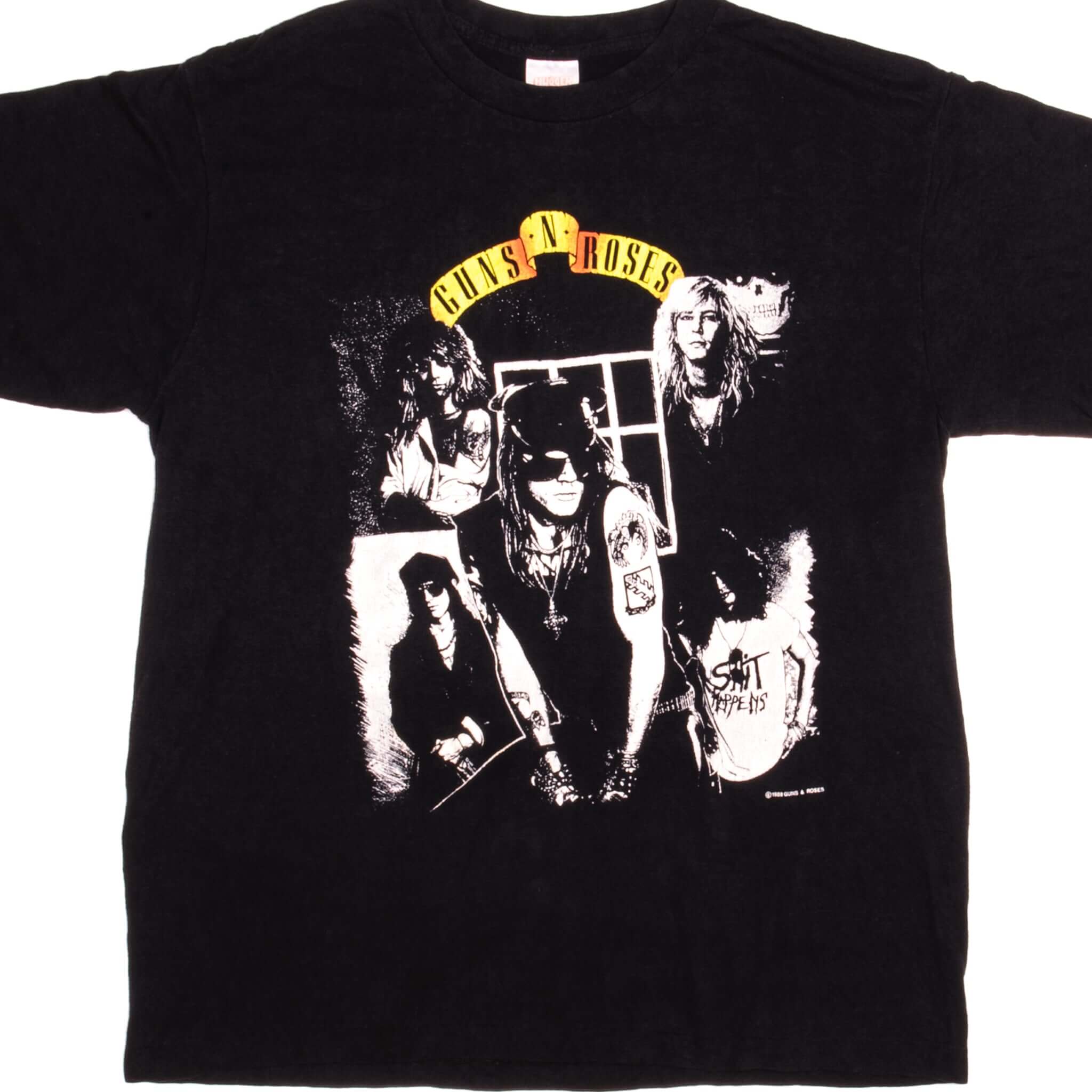 Vintage Guns N' Roses "Appetite For Destruction" tee shirt 1988 Size Large Made In USA.