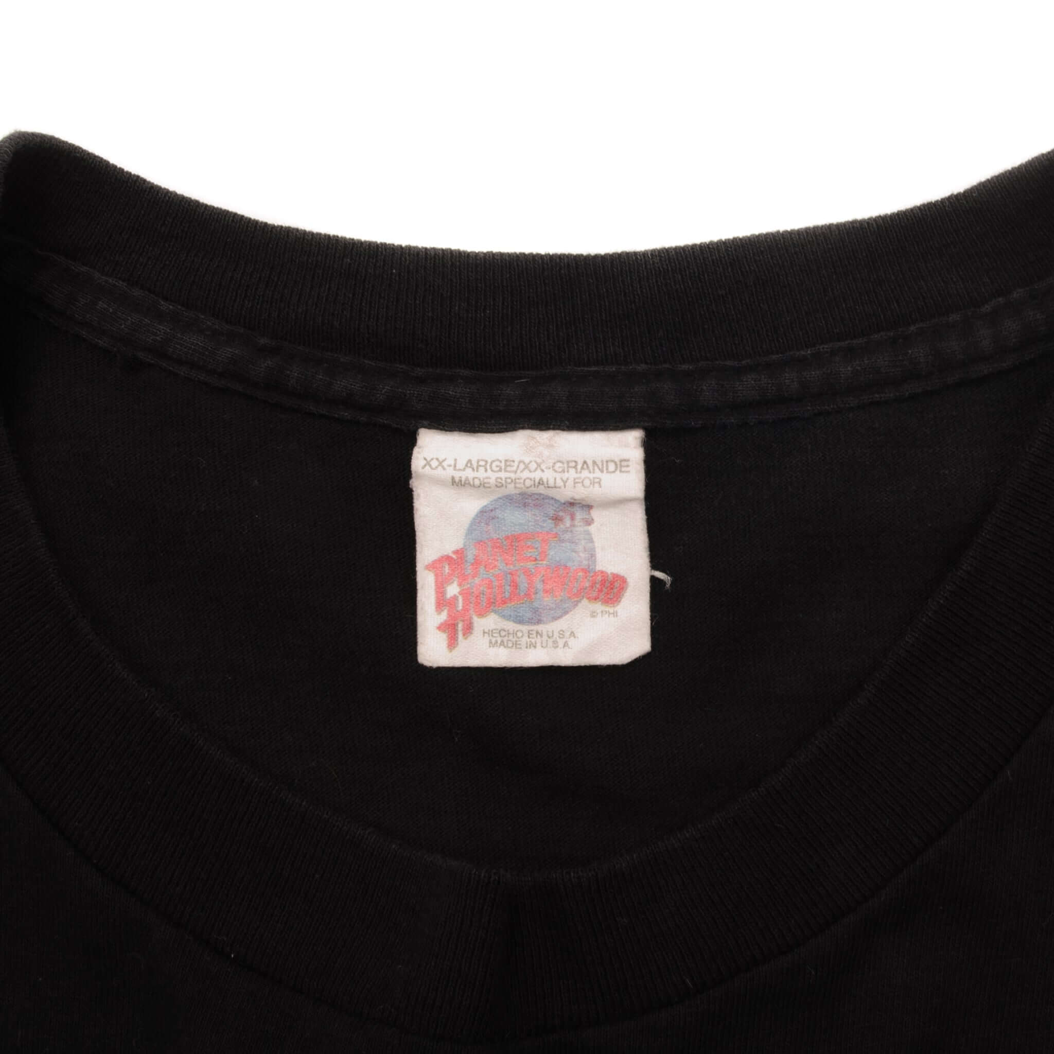 VINTAGE PLANET HOLLYWOOD TEE SHIRT SIZE 2XL MADE IN USA