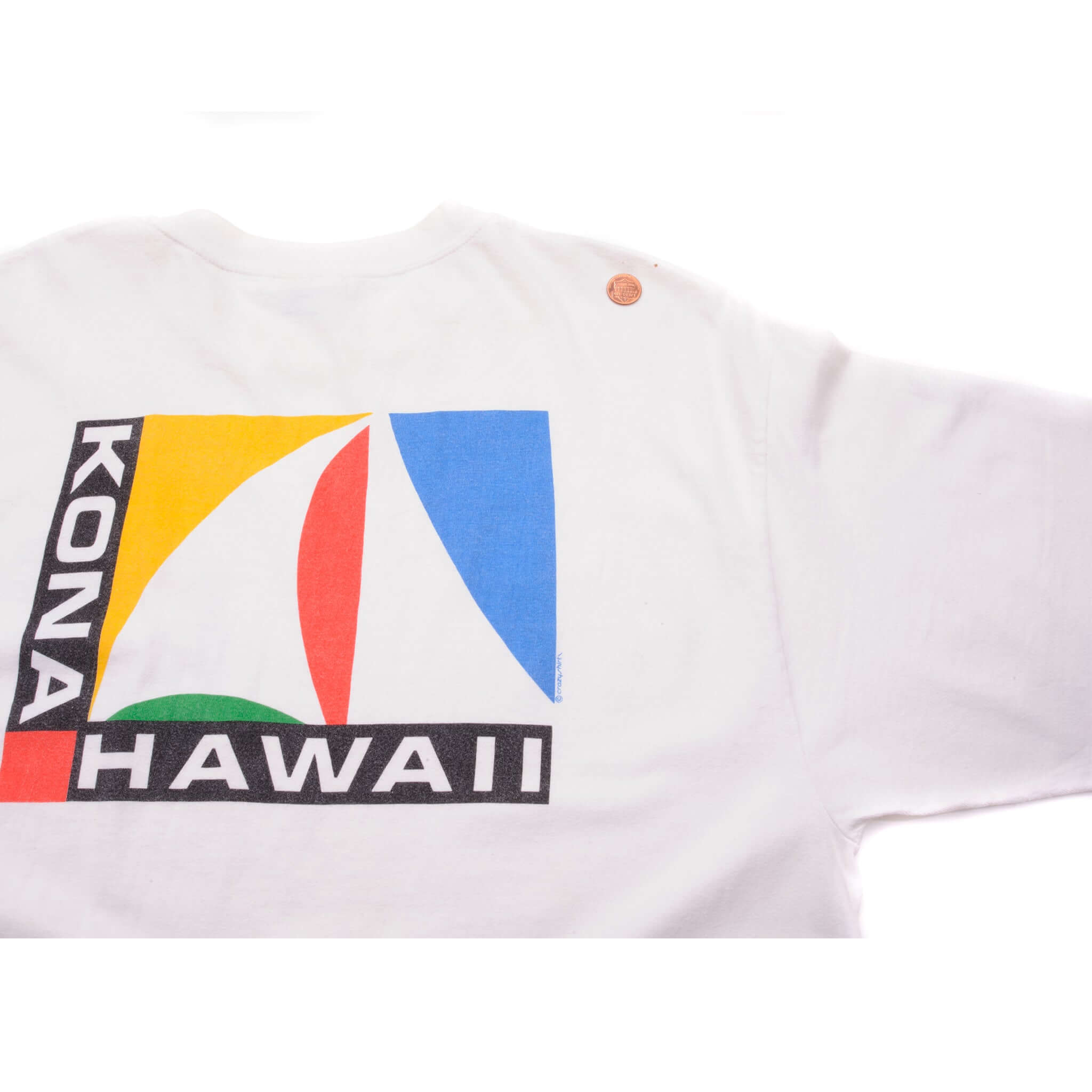 VINTAGE KONA HAWAII CRAZY SHIRT TEE SHIRT SIZE LARGE MADE IN USA