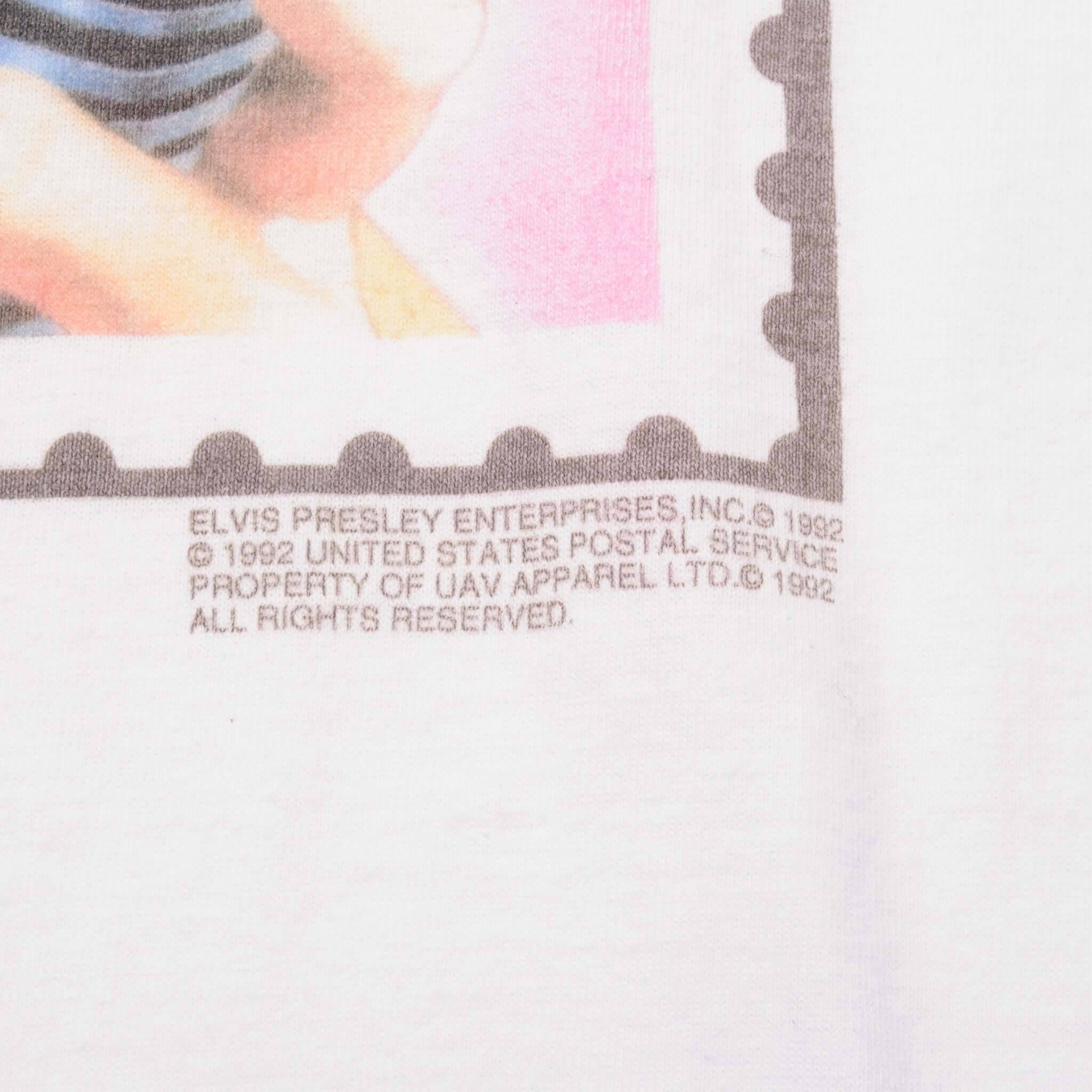 VINTAGE ELVIS PRESLEY TEE SHIRT 1992 SIZE LARGE MADE IN USA