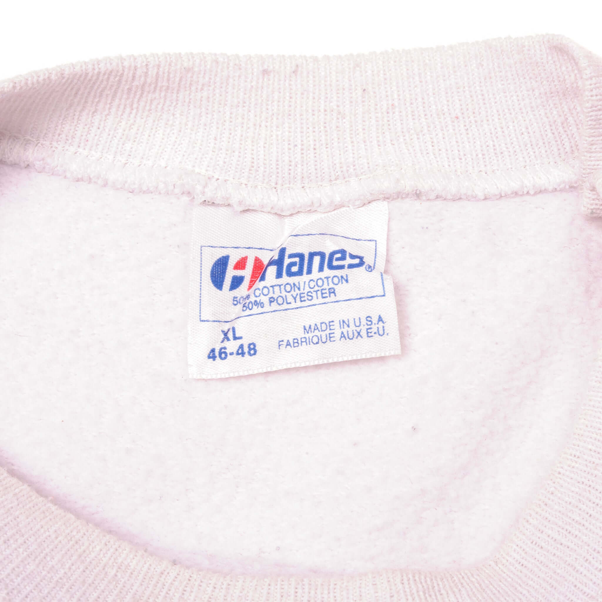 Vintage Label Tag Hanes 1989 80s 1980s