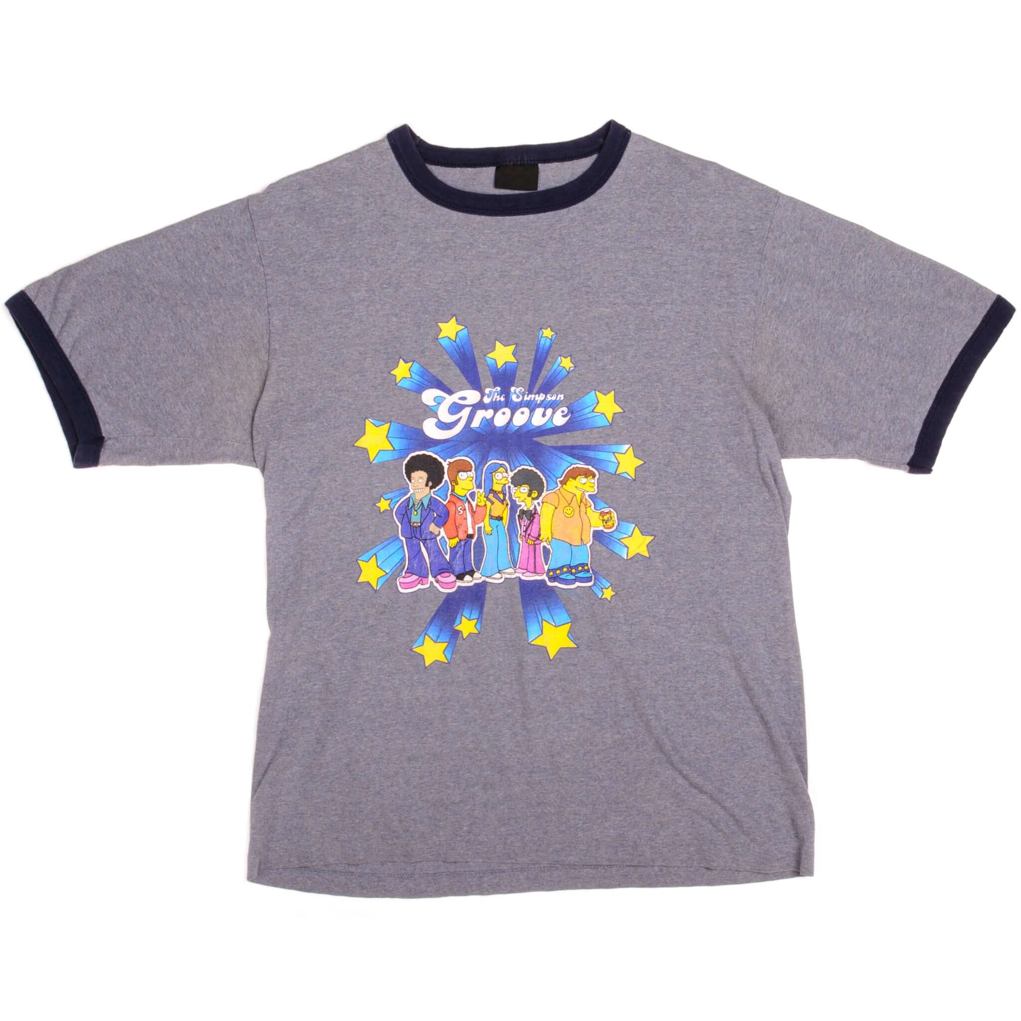 Vintage The Simpson Groove Tee Shirt Size Large.