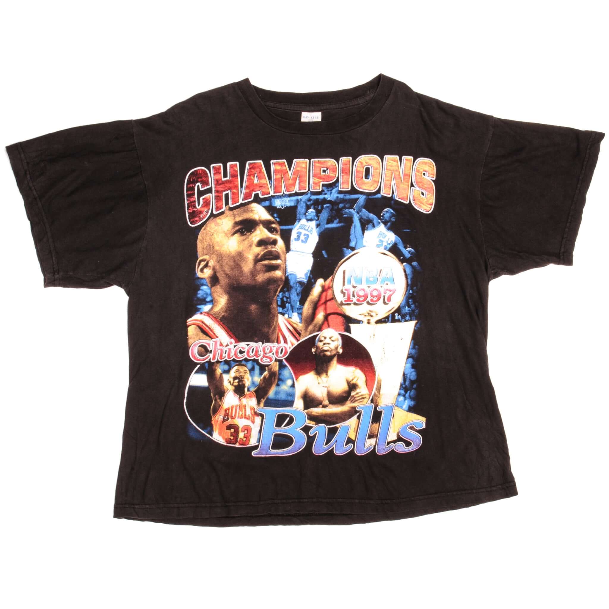Vintage Chicago Bulls Champions Bay Club Tee Shirt Size Large.