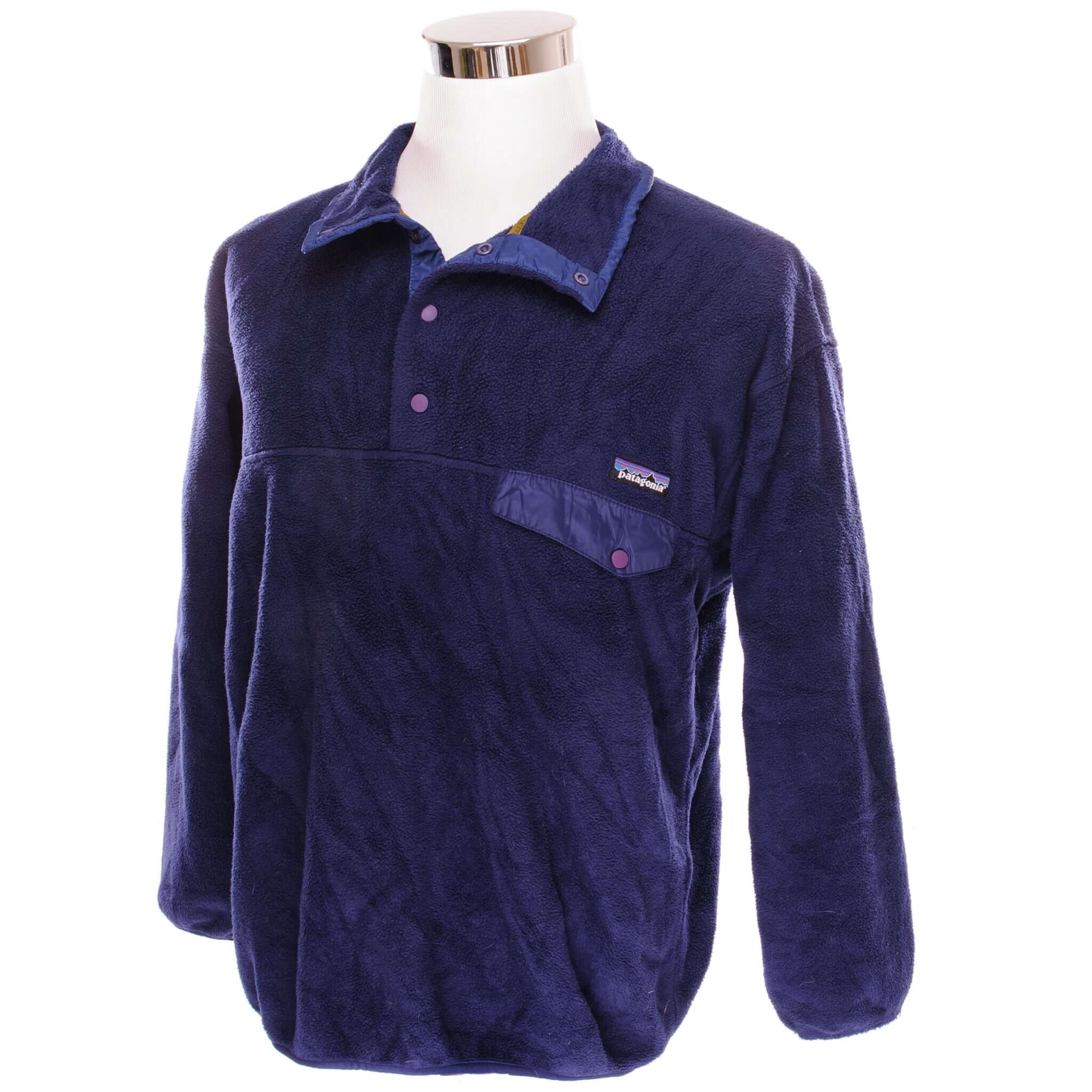 Vintage Patagonia Synchilla Snap-T Fleece Pullover 1998 Size Large Made In USA. STYLE 25450 FA98