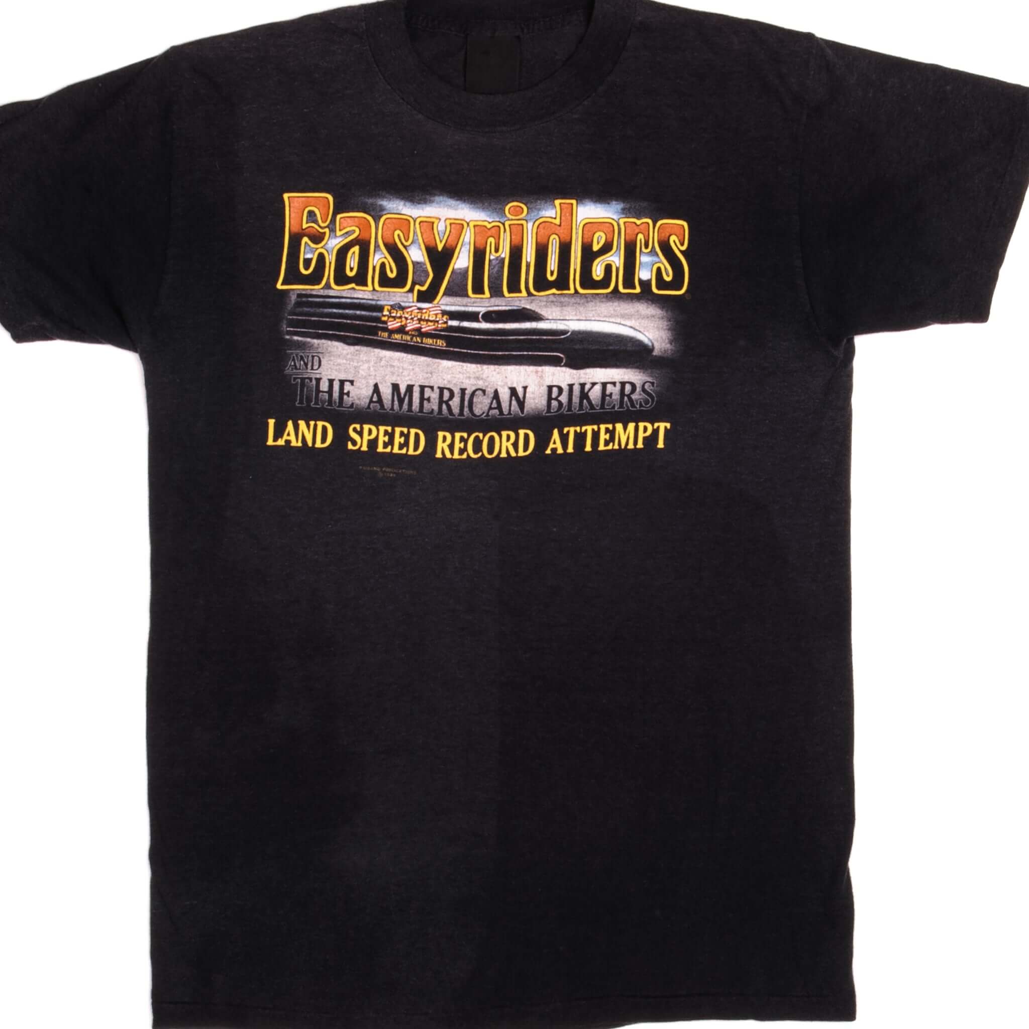 Vintage Easyriders Tee Shirt 1989 Size Medium Made In USA With Single Stitch Sleeves.