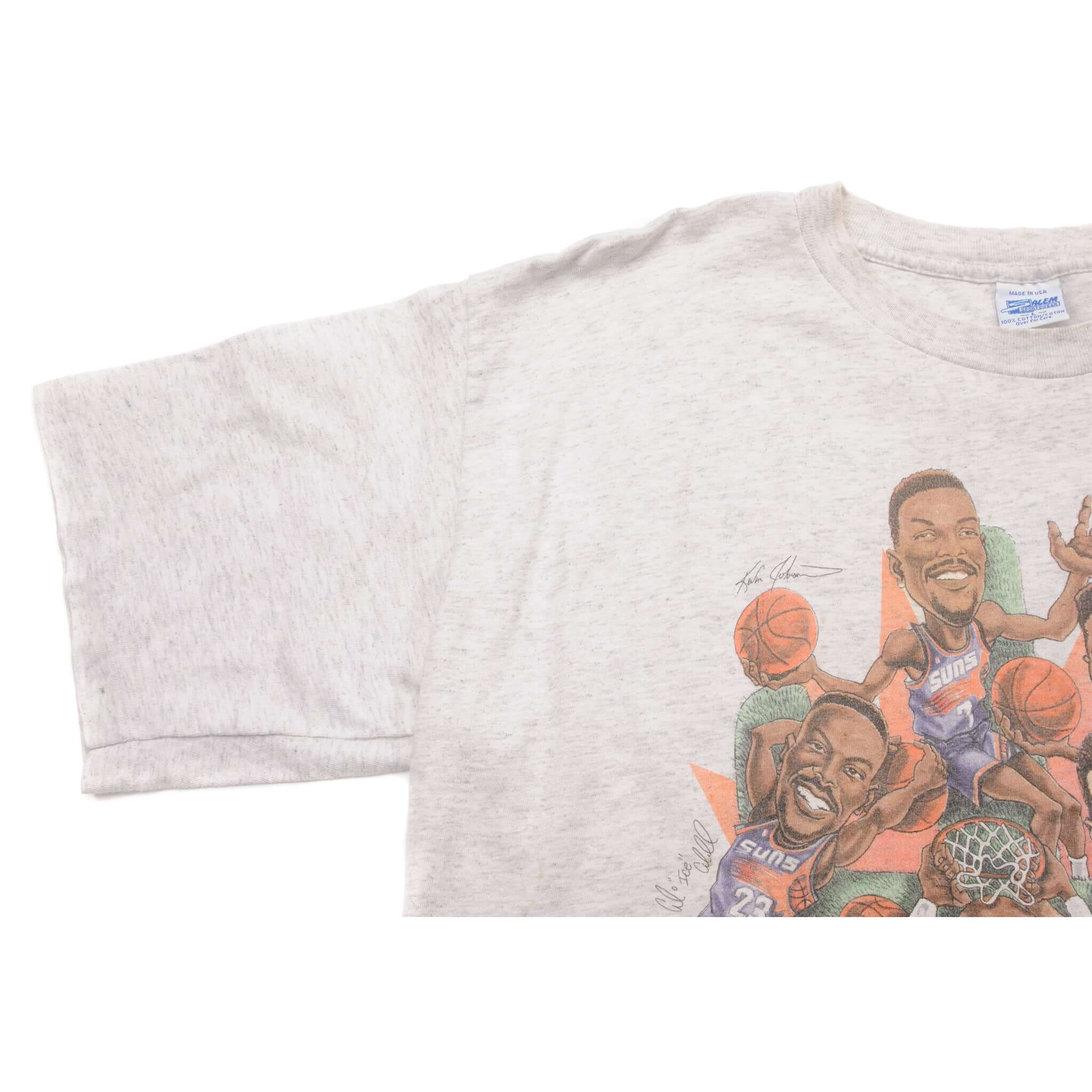 VINTAGE NBA PHOENIX SUNS TEE SHIRT 1990S SIZE LARGE MADE IN USA