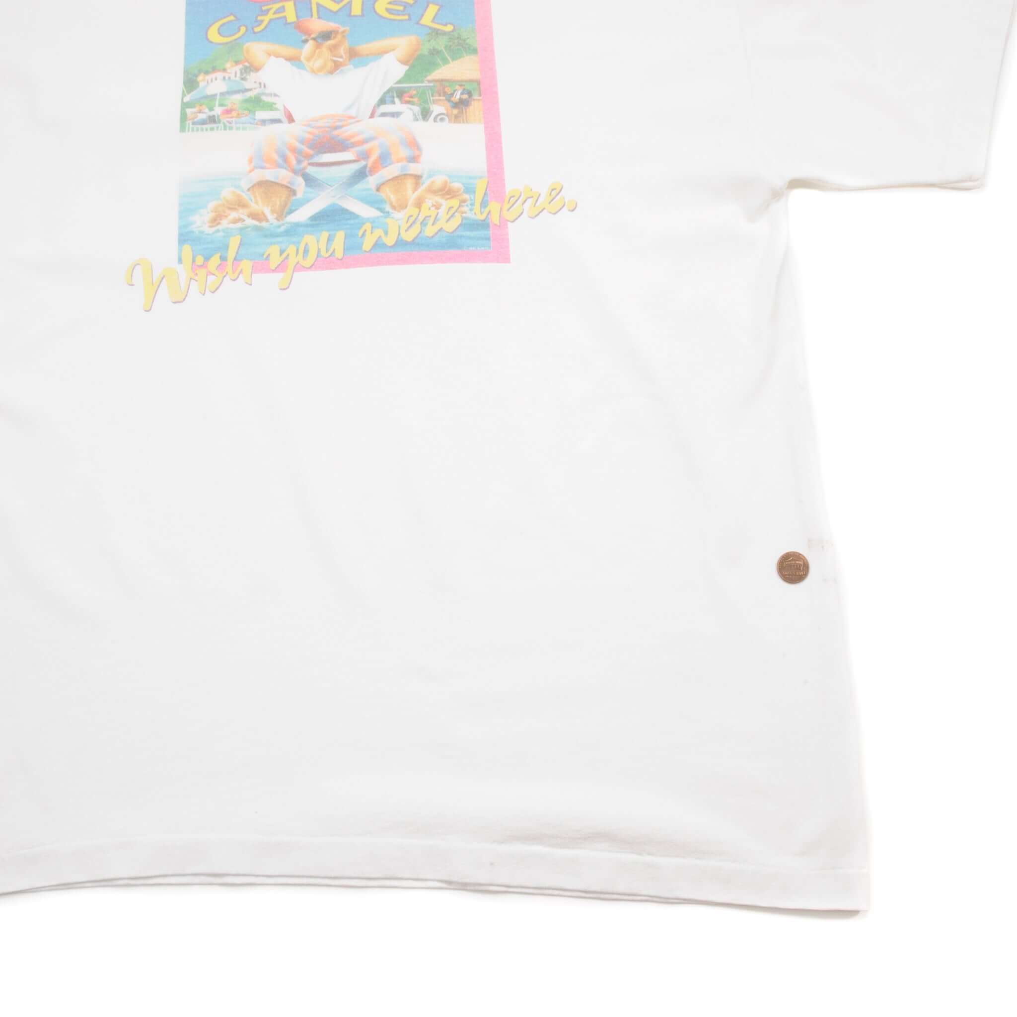 VINTAGE CLUB CAMEL TEE SHIRT 1991 SIZE LARGE MADE IN USA