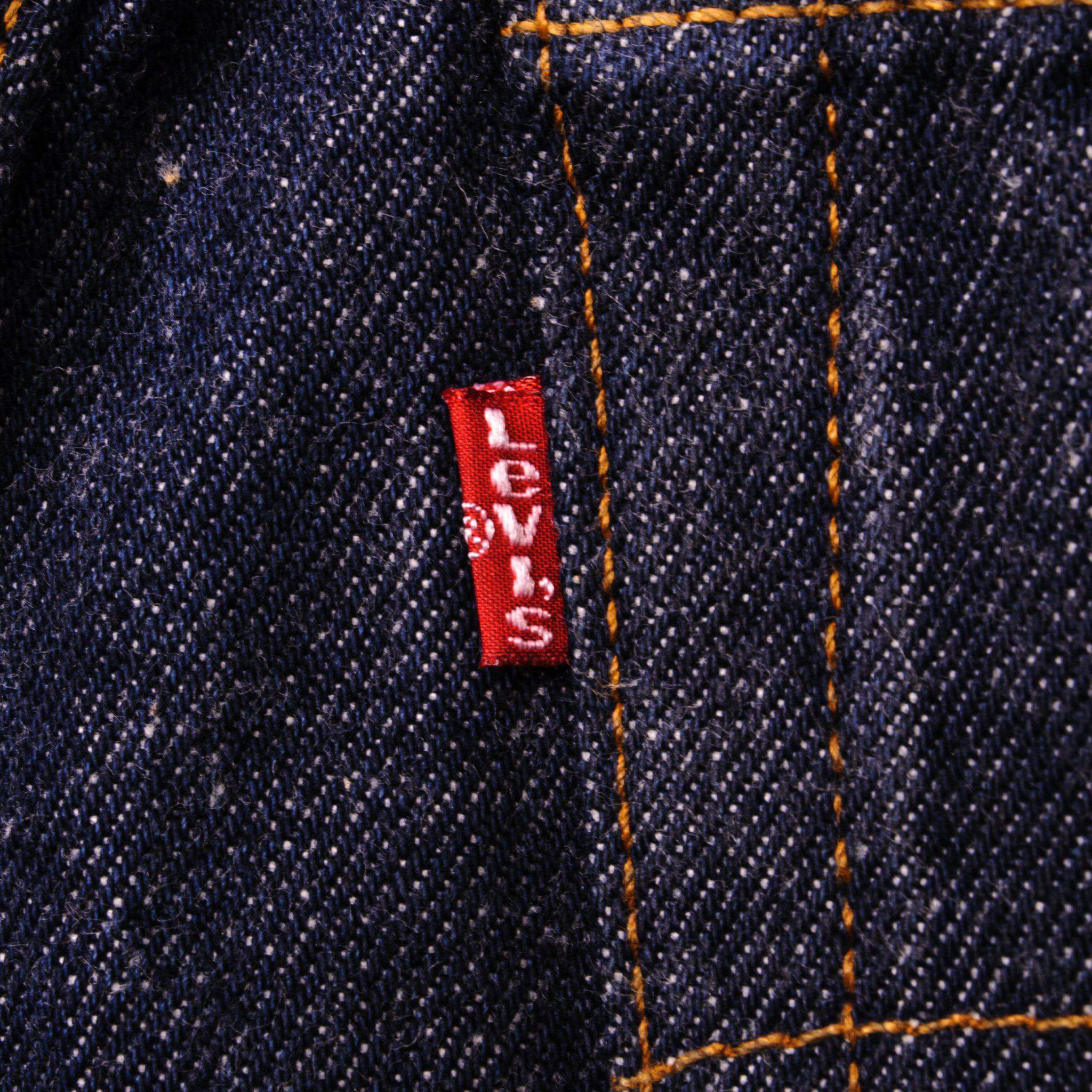 VINTAGE LEVIS 501 JEANS INDIGO 1990s SIZE W38 L32 MADE IN USA