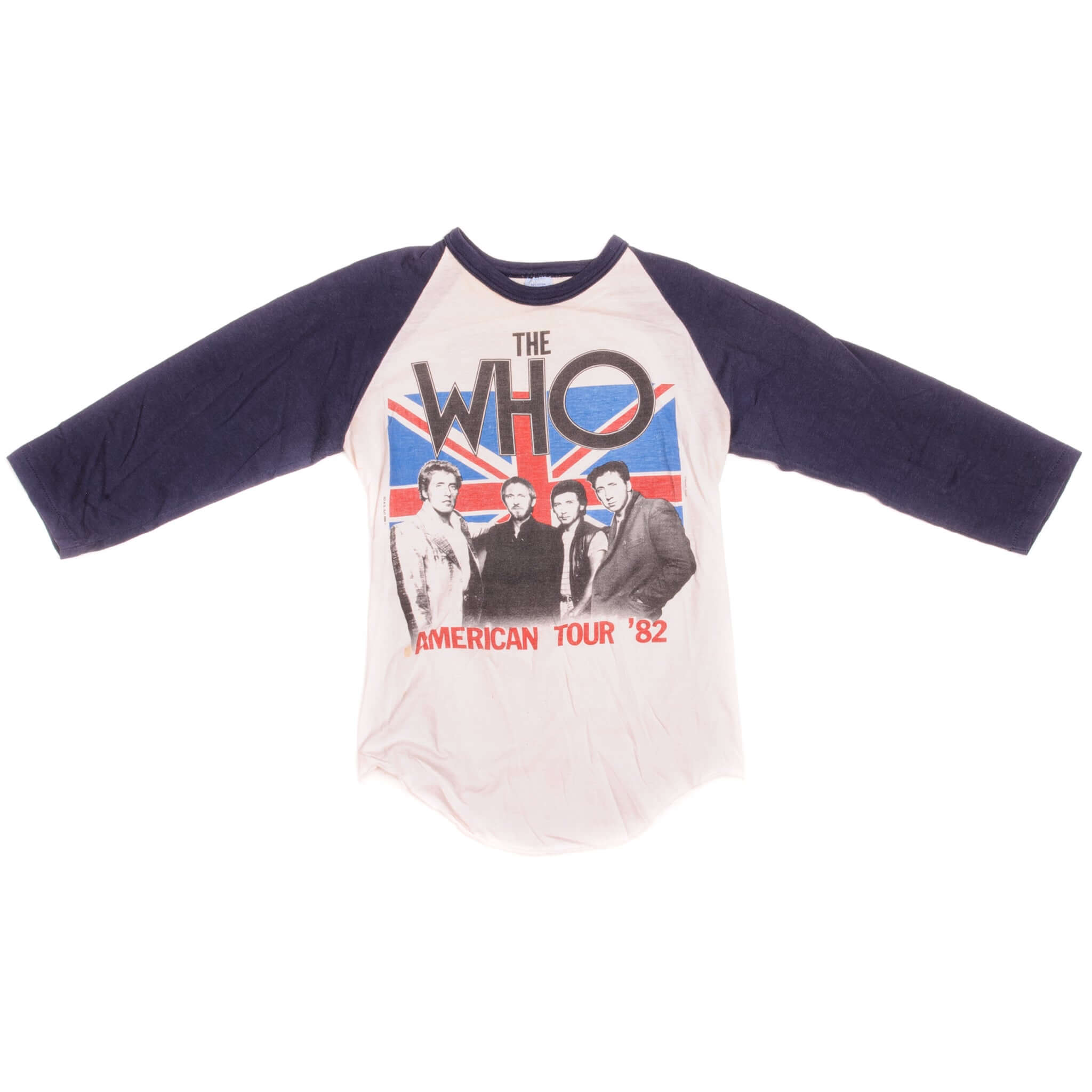 Vintage The Who American Tour The Knits Tee Shirt 1993 size Medium Made in USA with single stitch sleeves.