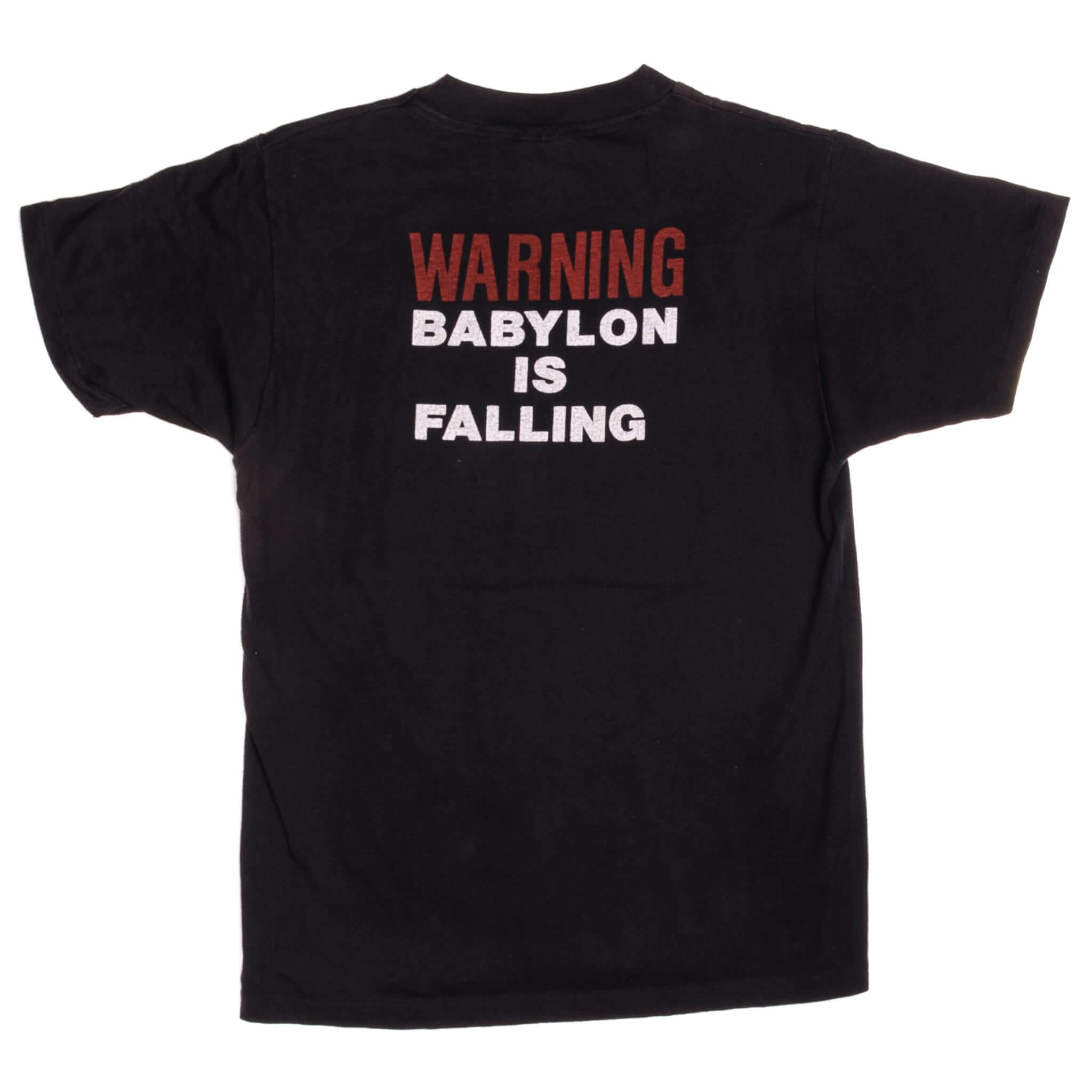 Vintage Steel Pulse Babylon is Falling Hanes Tee Shirt 1980's Size Small with single stitch sleeves.