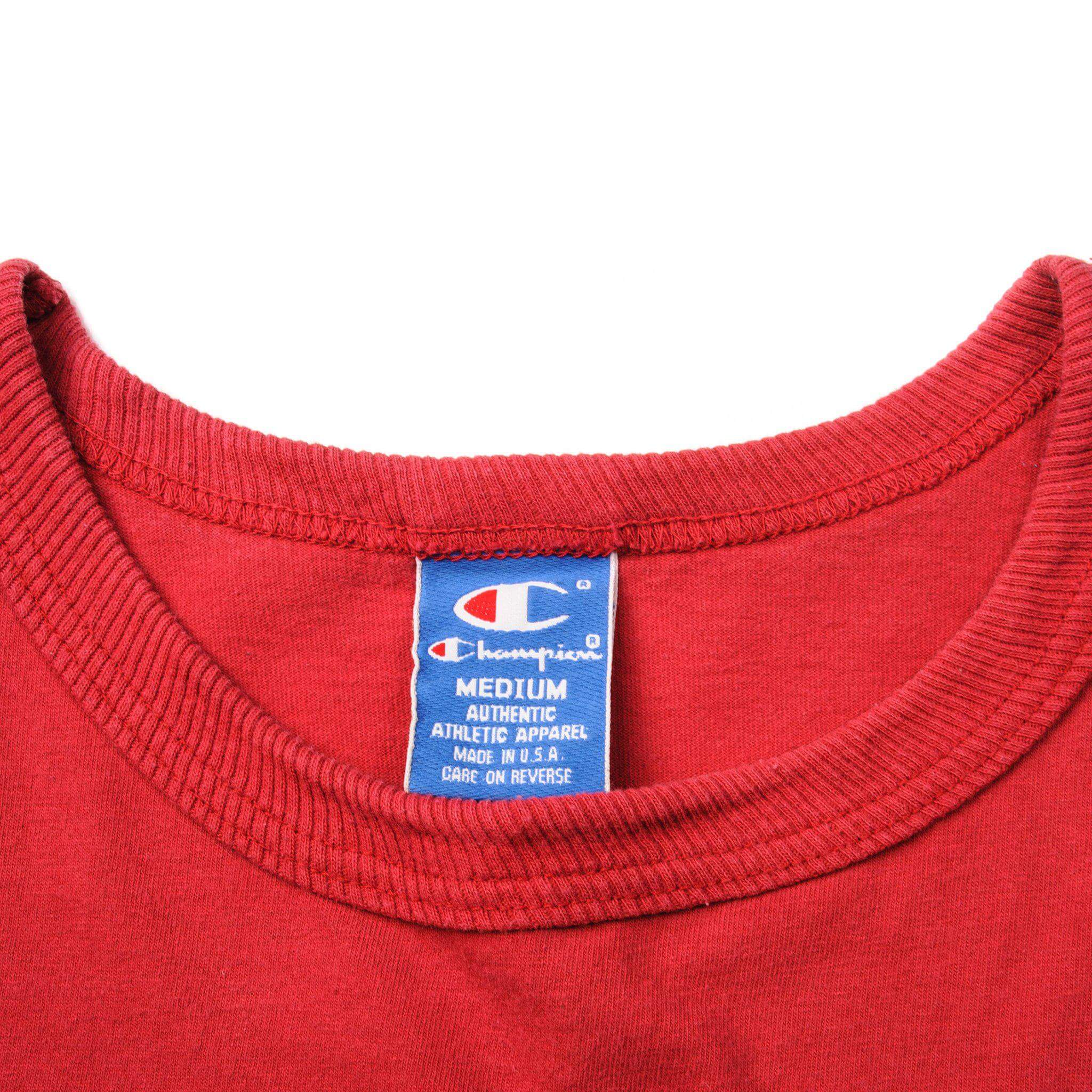 VINTAGE CHAMPION TEE SHIRT 1990-MID 1990S SIZE MEDIUM MADE IN USA