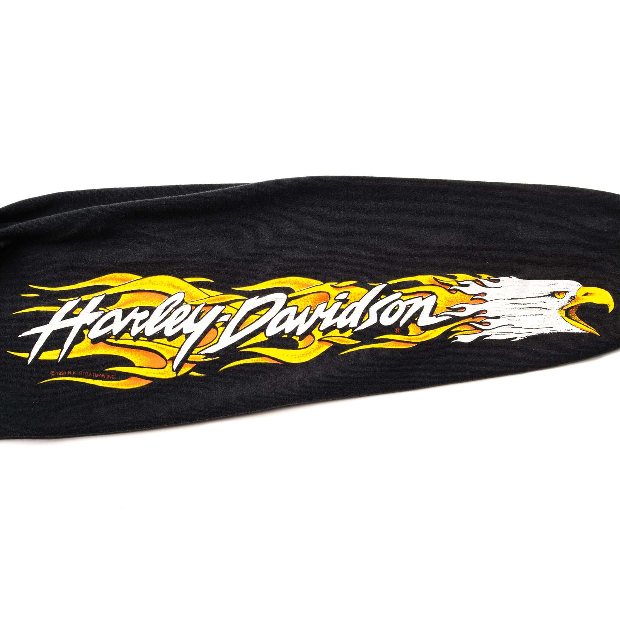 VINTAGE HARLEY DAVIDSON LONG SLEEVES TEE SHIRT 1991 SIZE 2XL MADE IN USA