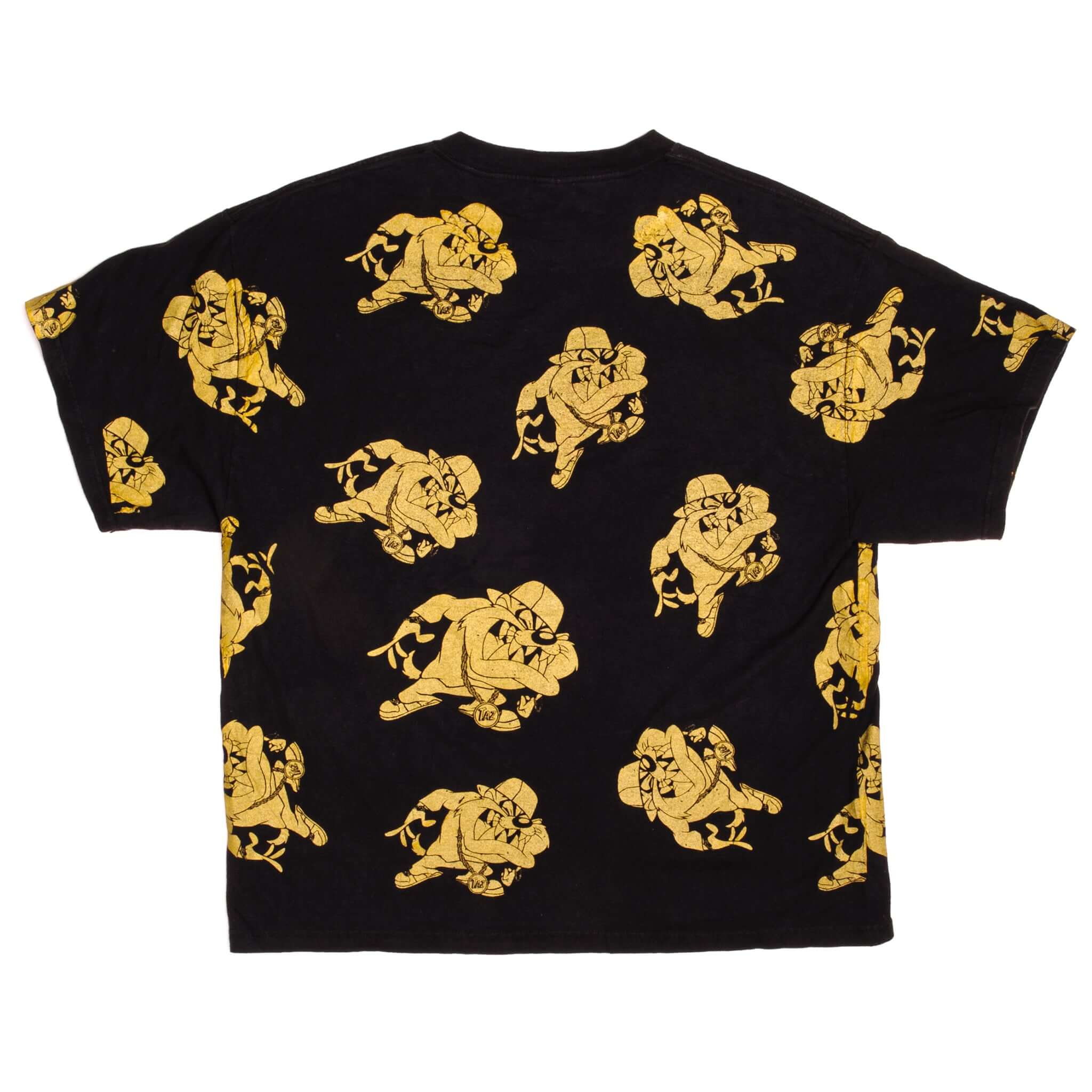 Vintage All Over Print Looney Tunes Taz Delta Pro Weight Tee Shirt Size XL.