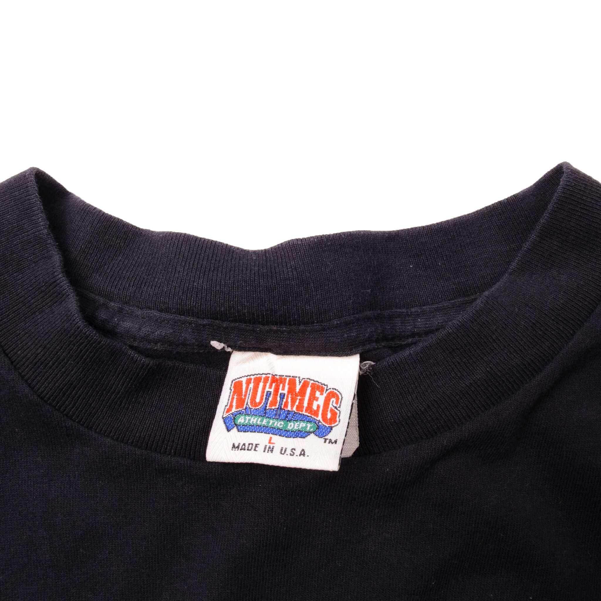 Vintage NHL Los Angeles Kings Tee Shirt 1991 Size L Made in USA with single stitch sleeves.