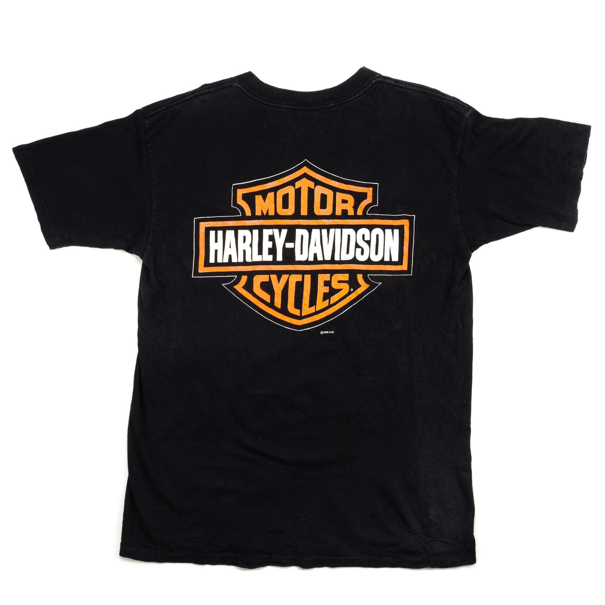 VINTAGE HARLEY DAVIDSON TEE SHIRT 1996 SIZE LARGE MADE IN USA