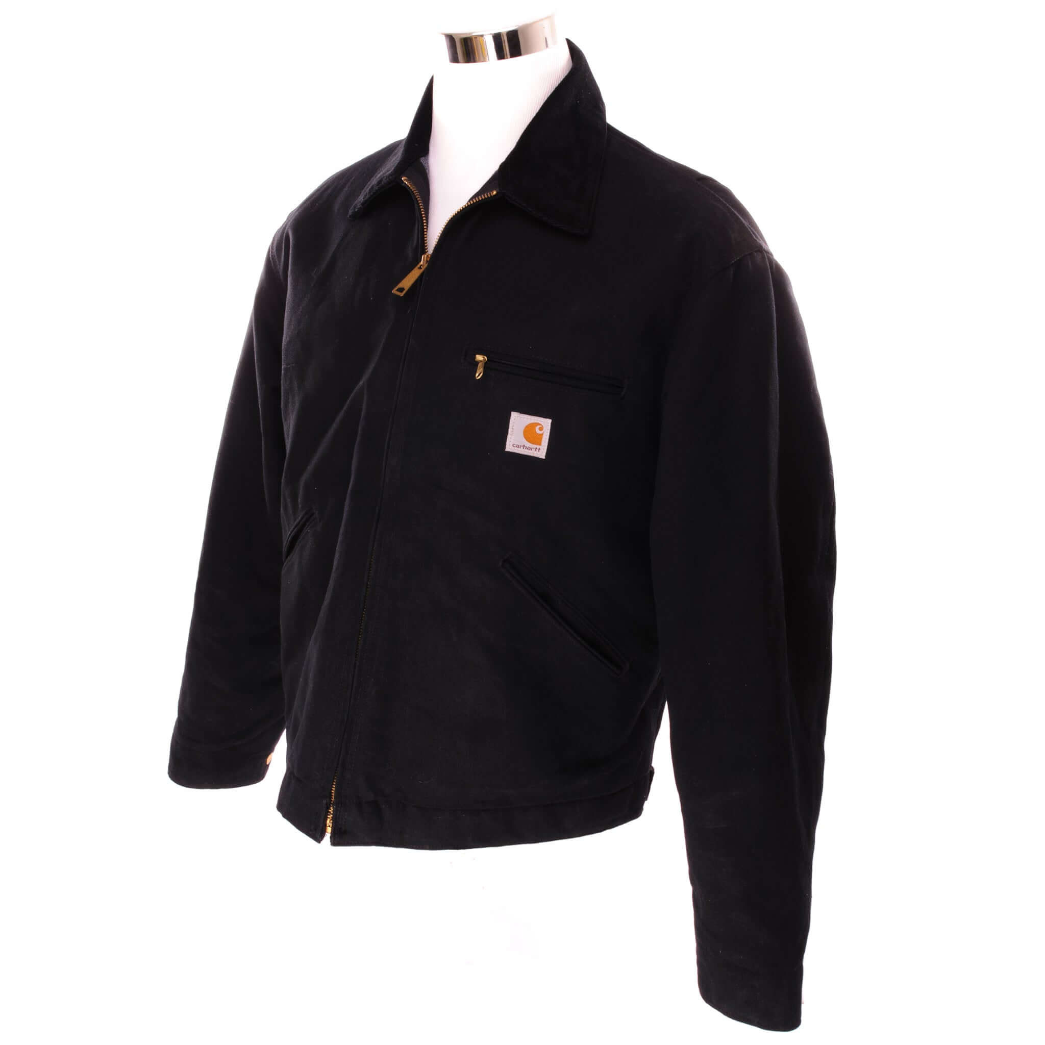 Vintage Black Carhartt Jacket Size Large Made In usa.