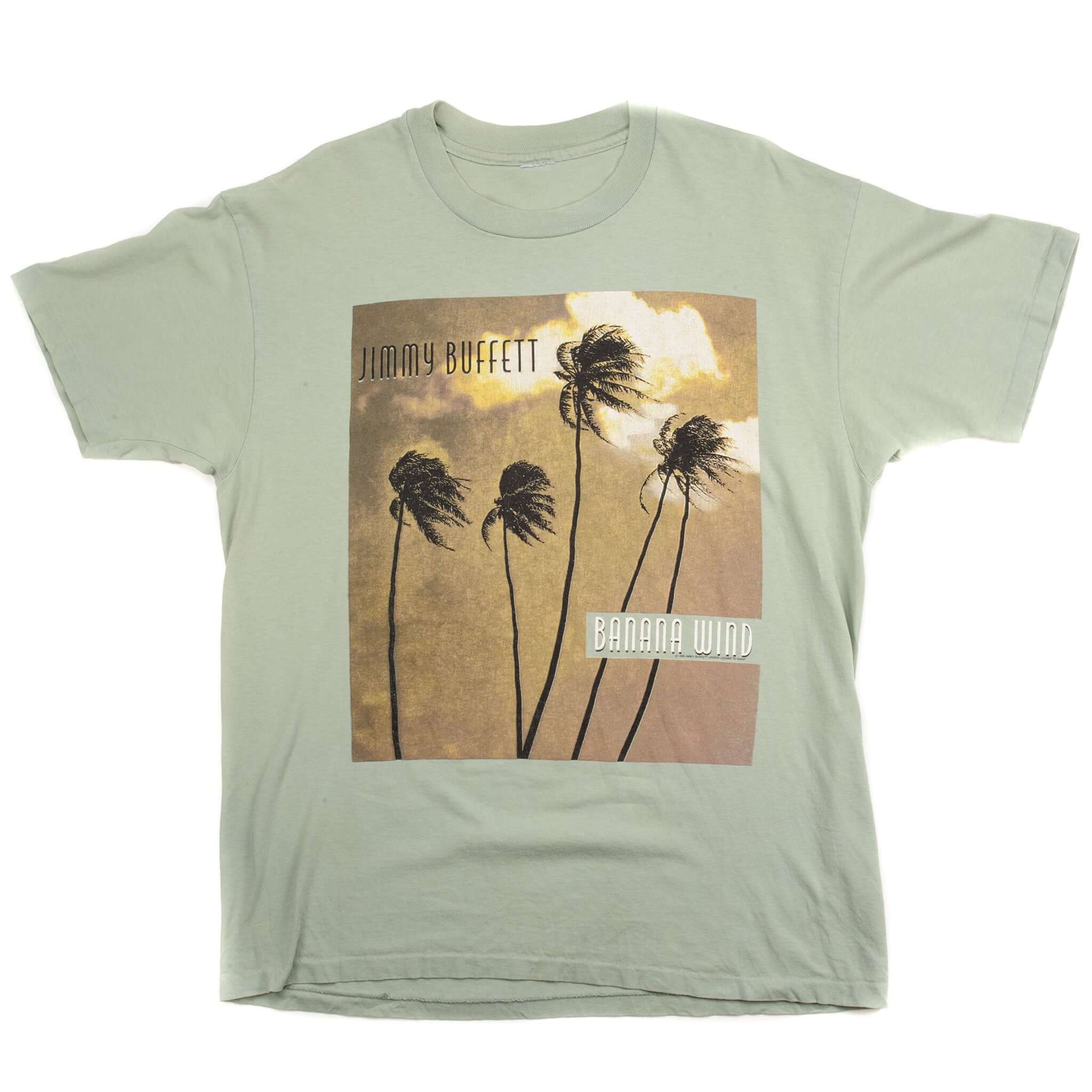VINTAGE JIMMY BUFFET BANANA WIND TOUR TEE SHIRT 1996 SIZE XL
