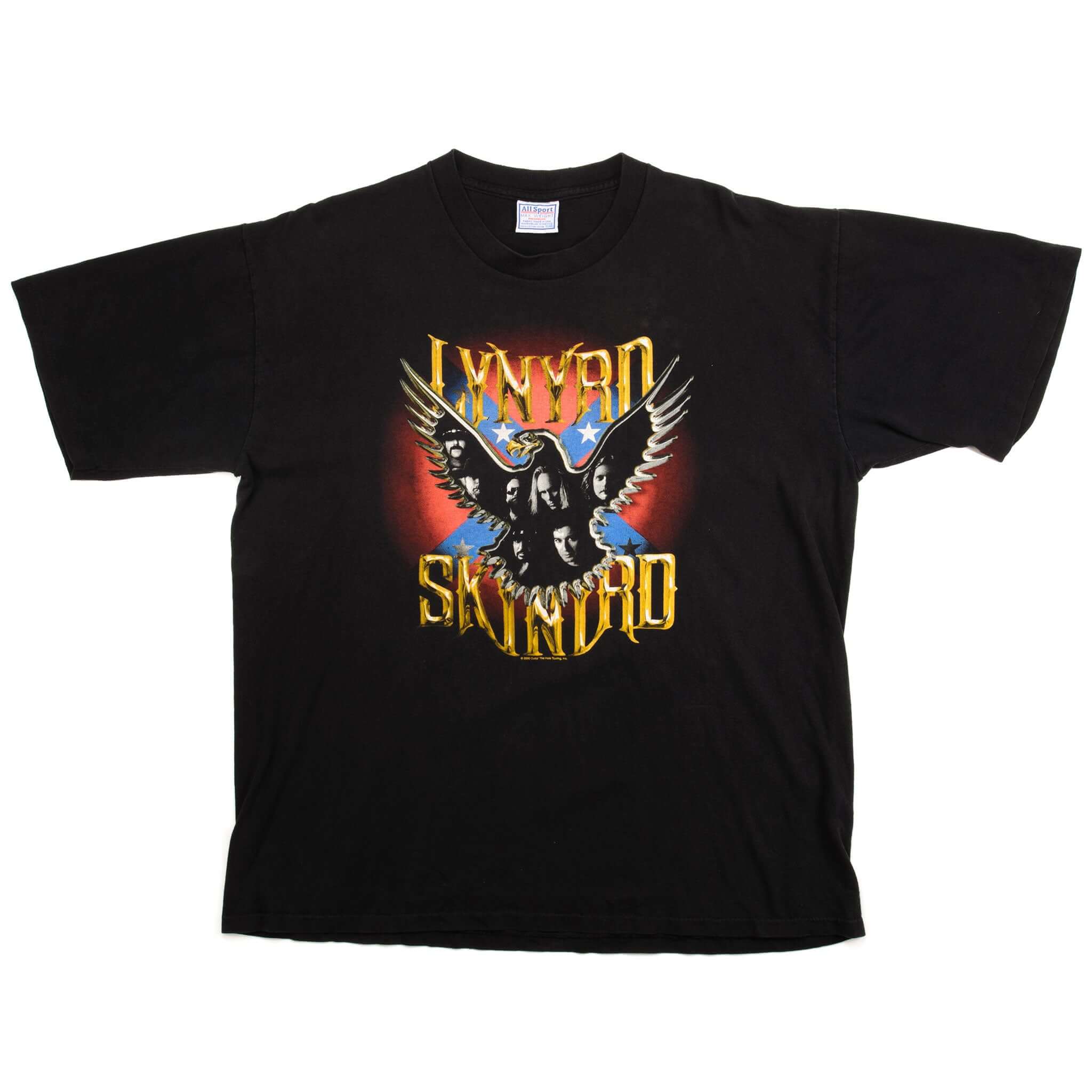 VINTAGE LYNYRD SKYNYRD OUTTA' THE HOLE TOURING TEE SHIRT 2000 SIZE XL