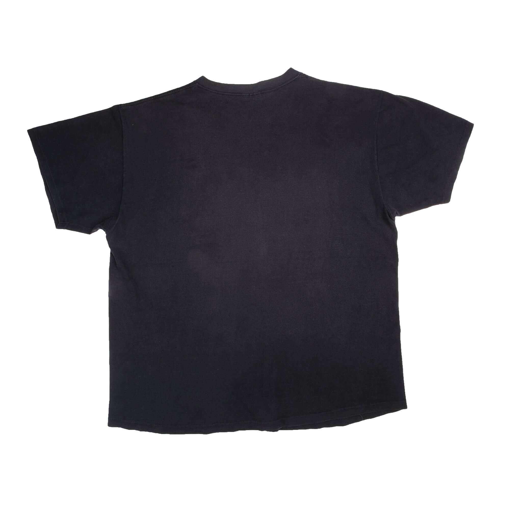 Vintage NBA Chicago Bulls World Champs 1993 Tee Shirt With Single Stitch Sleeves From The 1993 NBA Finals. Size XL. Made In USA