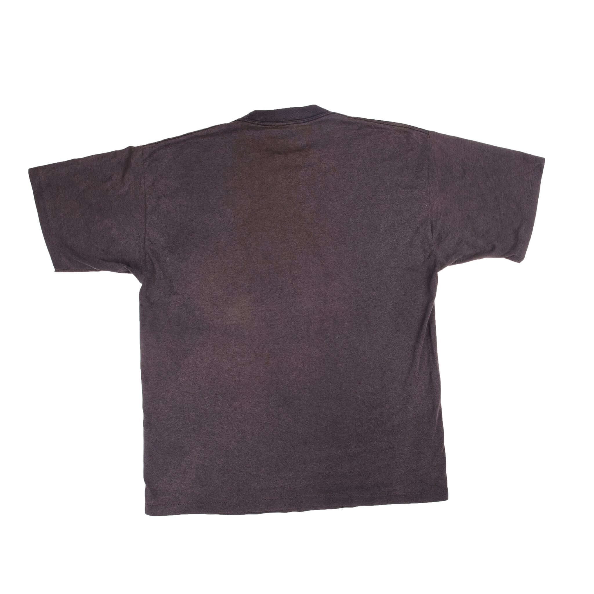 Vintage Nascar Dale Earnhardt "Black Magik" Tee Shirt 1990 Size L With Single Stitch Sleeves. Made in USA