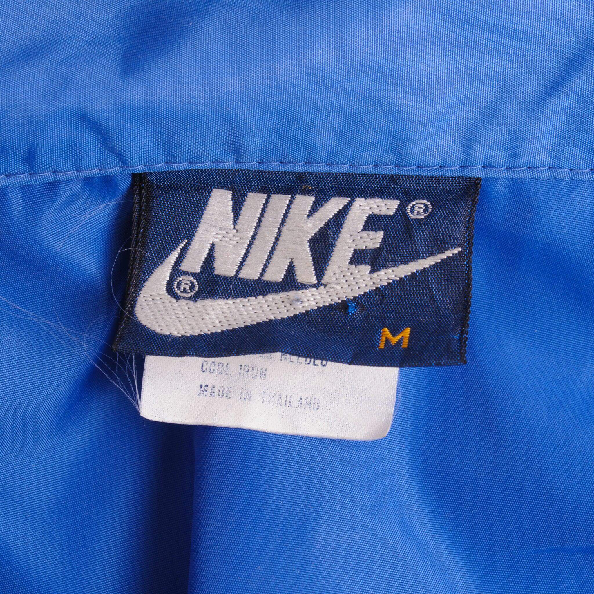 Vintage Nike Blue And Black Shell Jacket From 1984-1987 Jacket Size Medium. Nike Blue Label