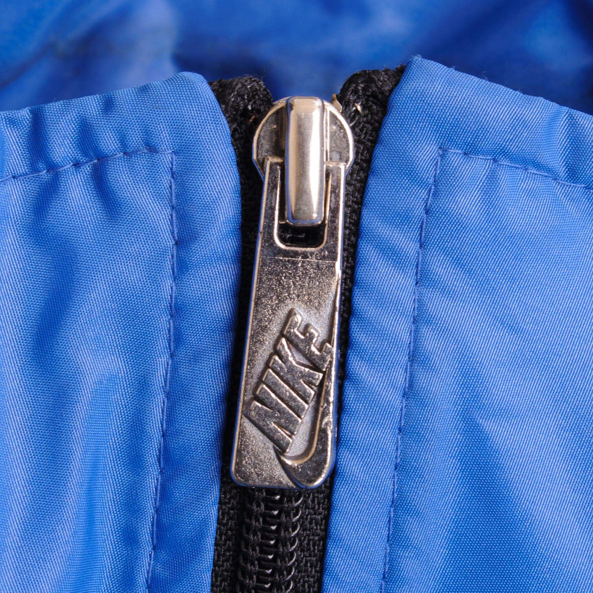 Vintage Nike Blue And Black Shell Jacket From 1984-1987 Jacket Size Medium. Nike Blue Label