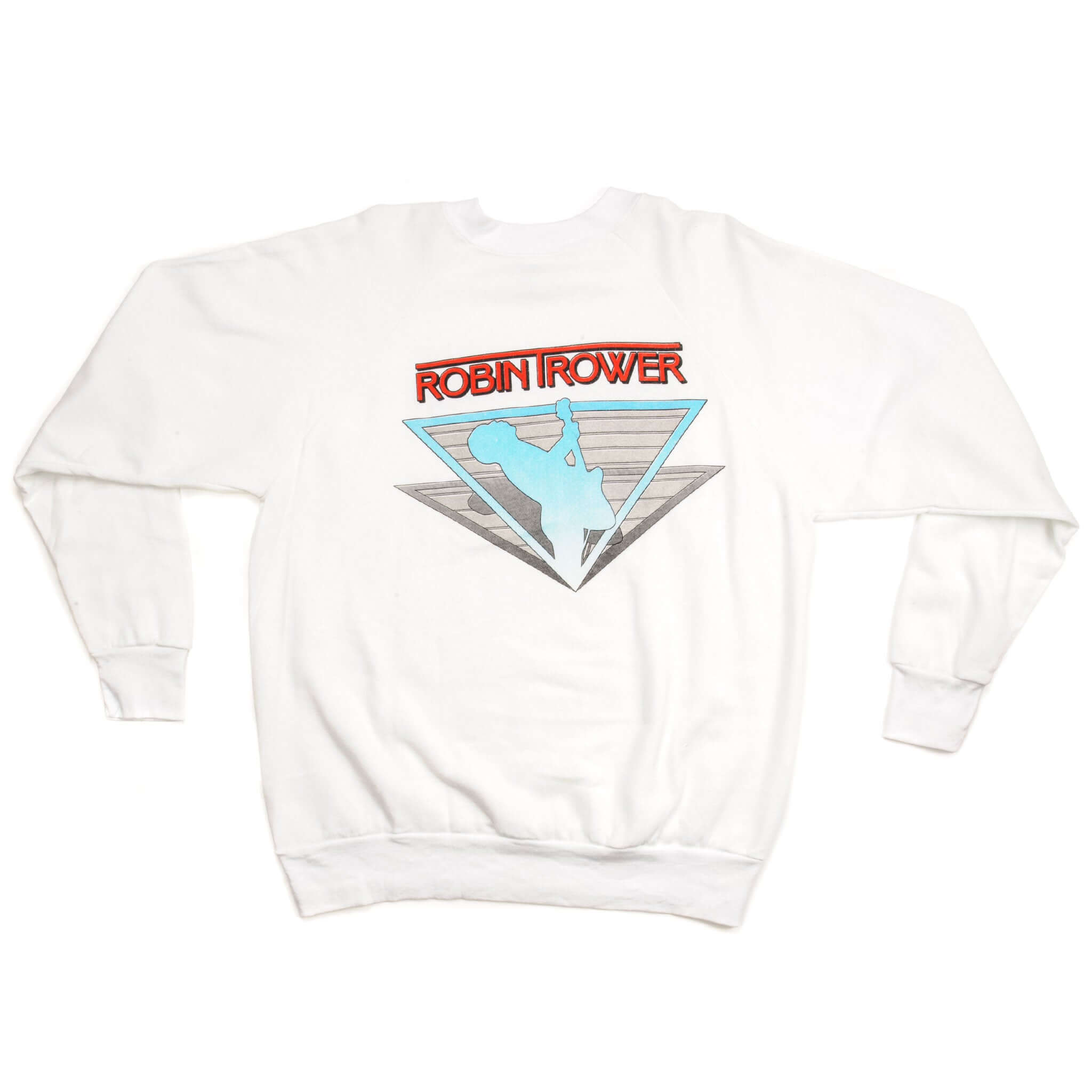 VINTAGE ROBIN TROWER TOUR '88 SWEATSHIRT SIZE XL MADE IN USA