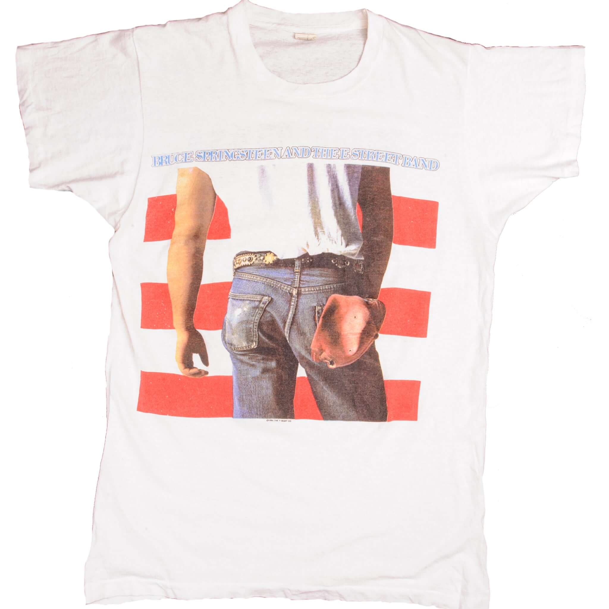 Vintage Bruce Springsteen And The E Street Band Born In USA World Tour 84-85 Tee Shirt Size Small. Made In USA.