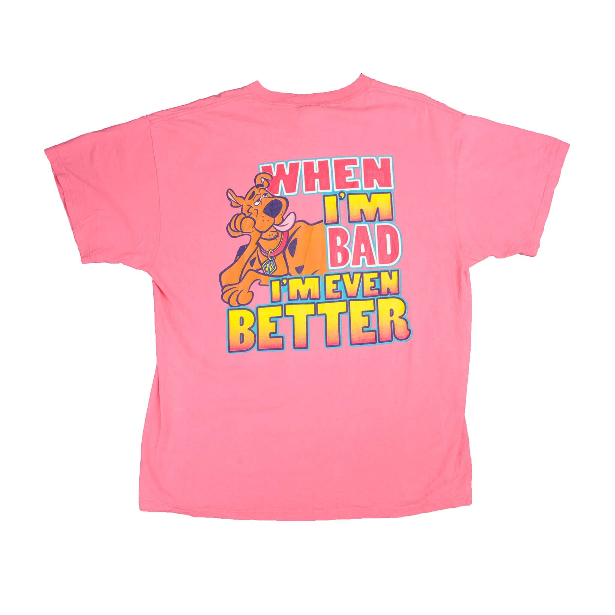 Vintage Scooby-Doo "When I'm good, I'm good!, When I'm Bad, I'm Even Better". Tee Shirt 00's Size XLarge.