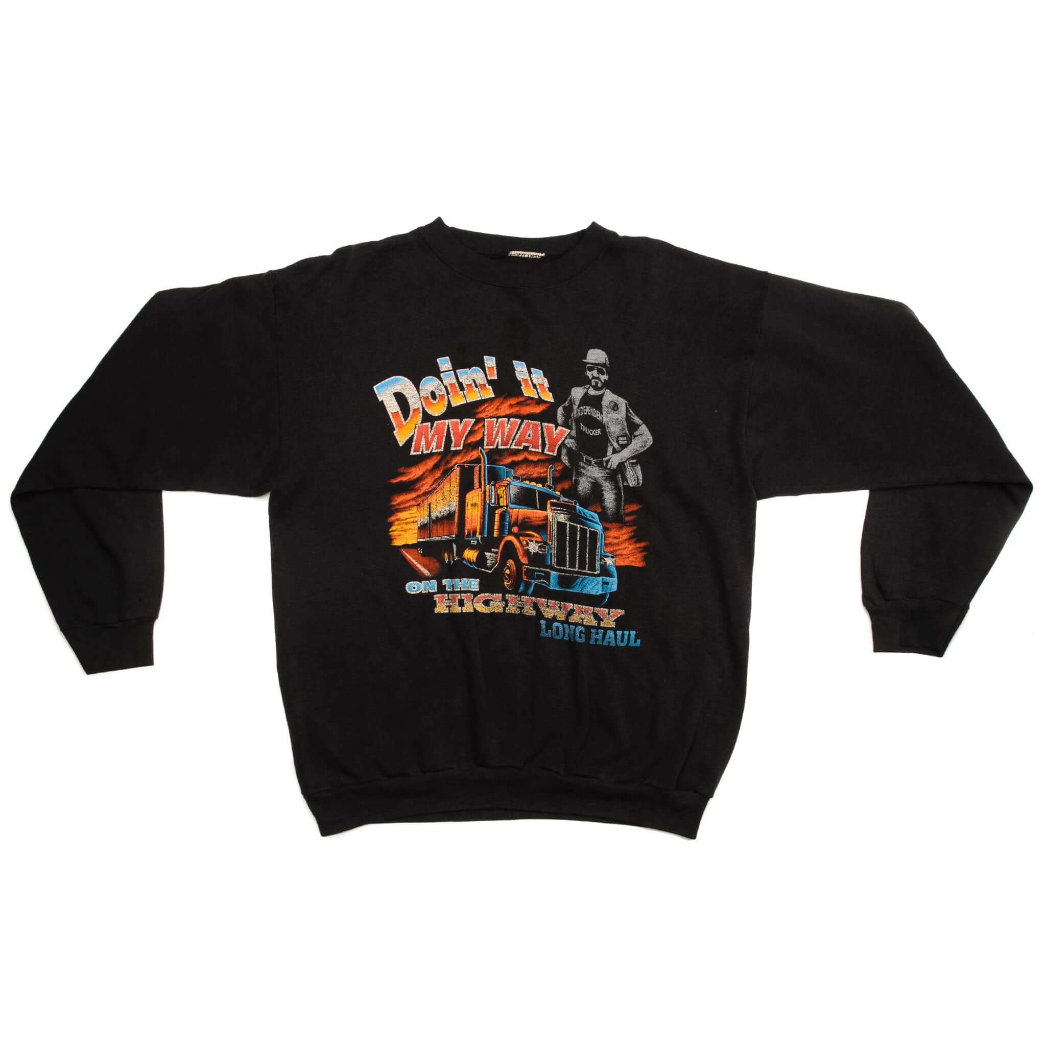 VINTAGE INDEPENDENT TRUCKER SWEATSHIRT SIZE XL