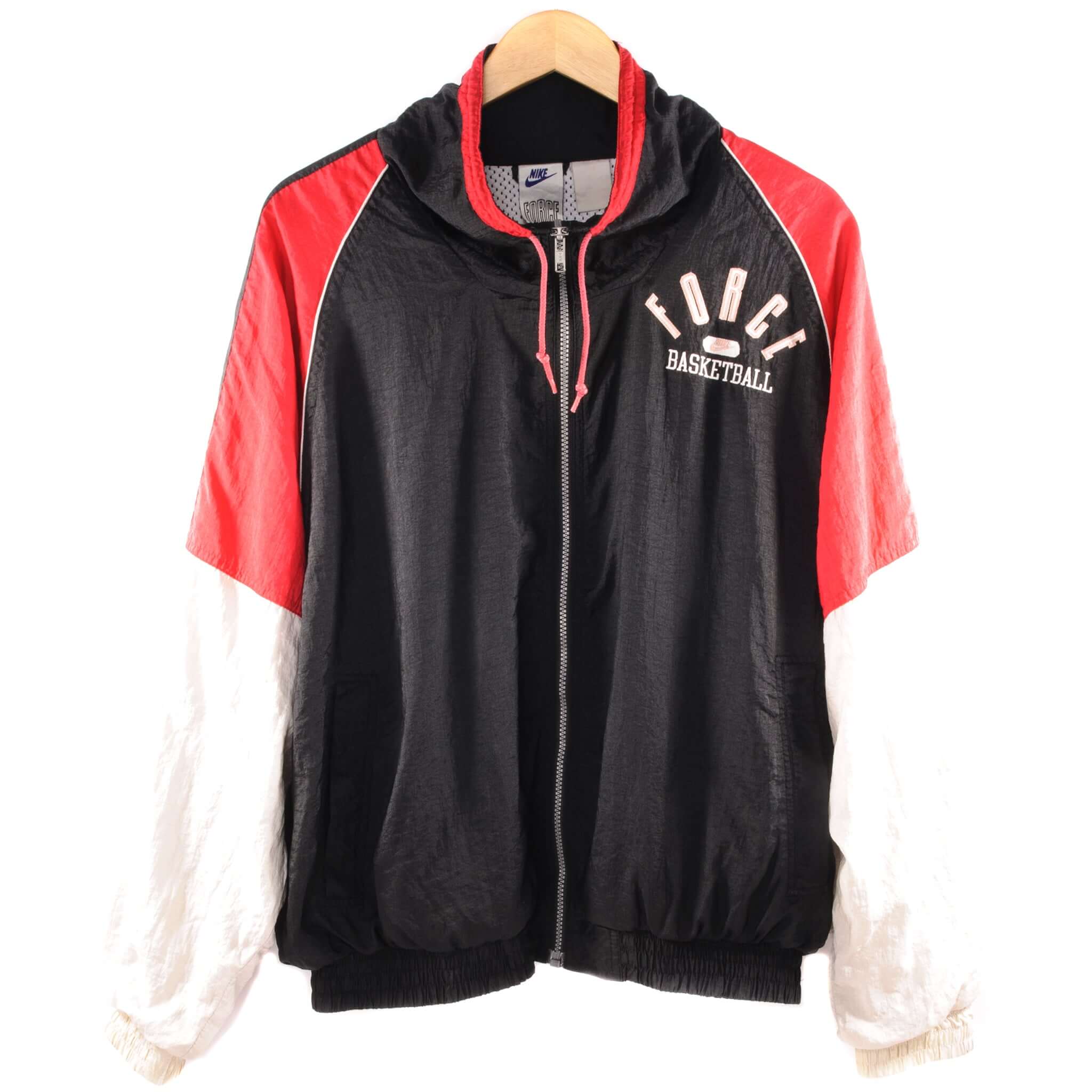 Vintage Nike Force Basketball Windbreaker Jacket Size Large.