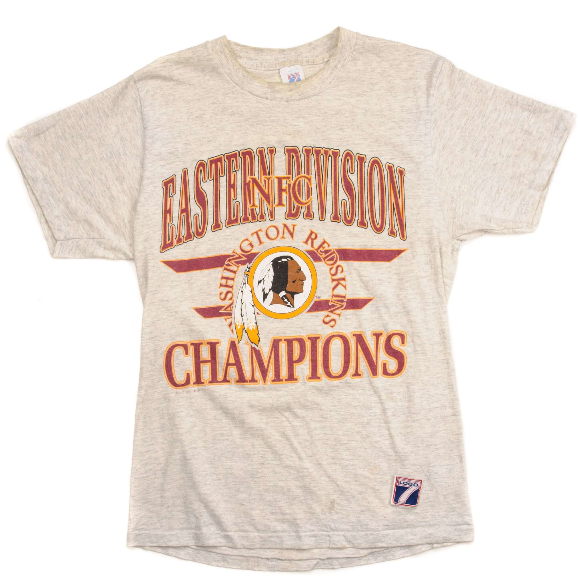 VINTAGE NFL WASHINGTON REDSKINS TEE SHIRT 1991 SIZE MEDIUM