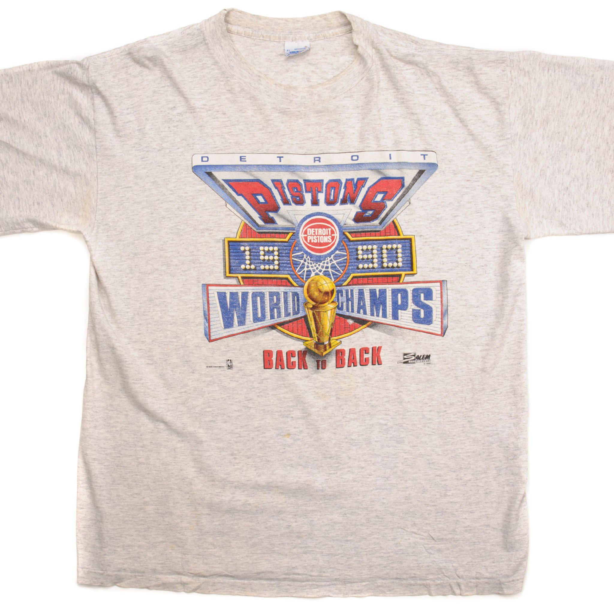 Detroit Pistons 66th Anniversary Thomas And Dumars T Shirt - Growkoc
