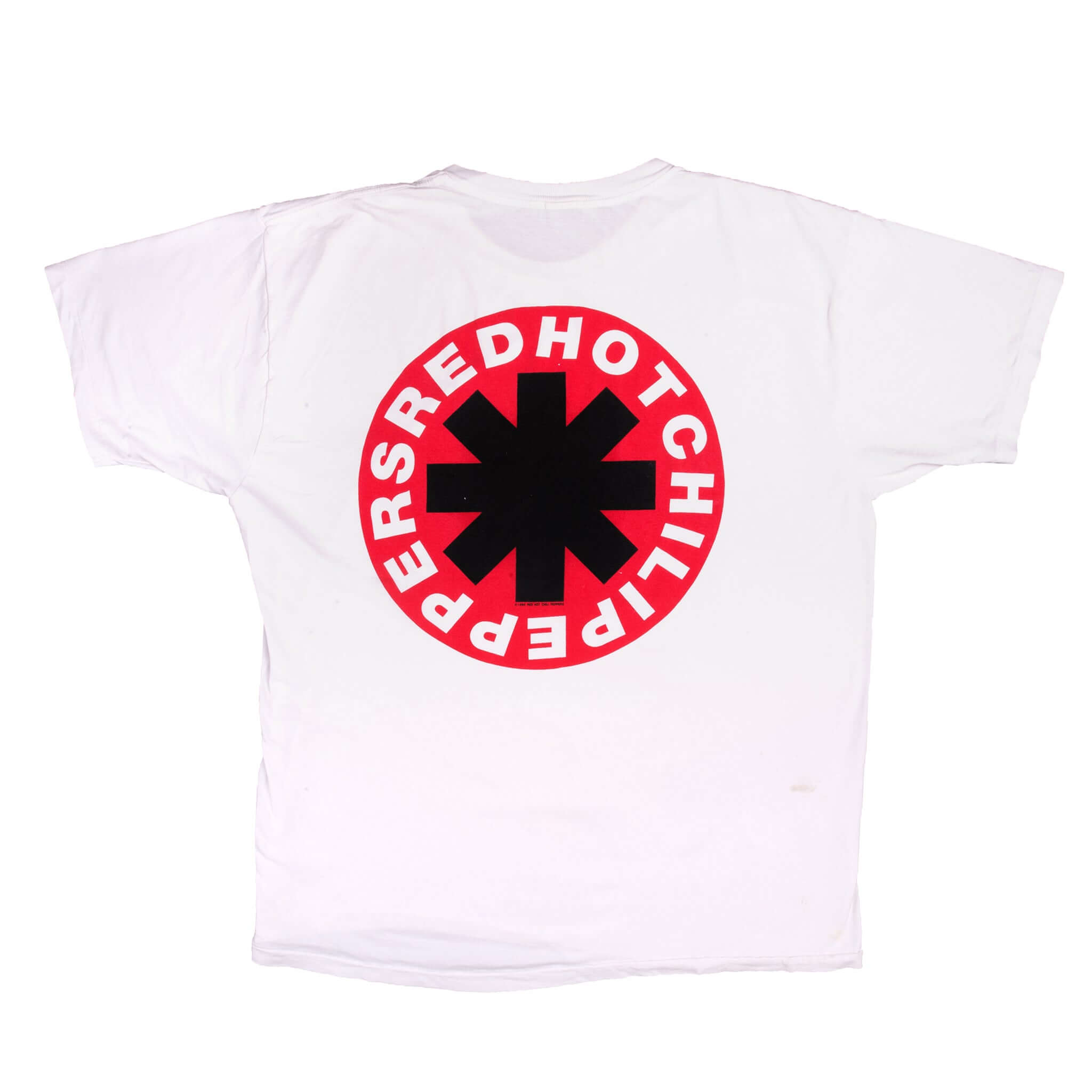 Vintage Red Hot Chili Peppers Tour Tee Shirt 1990 Size XL With Single Stitch Sleeves
