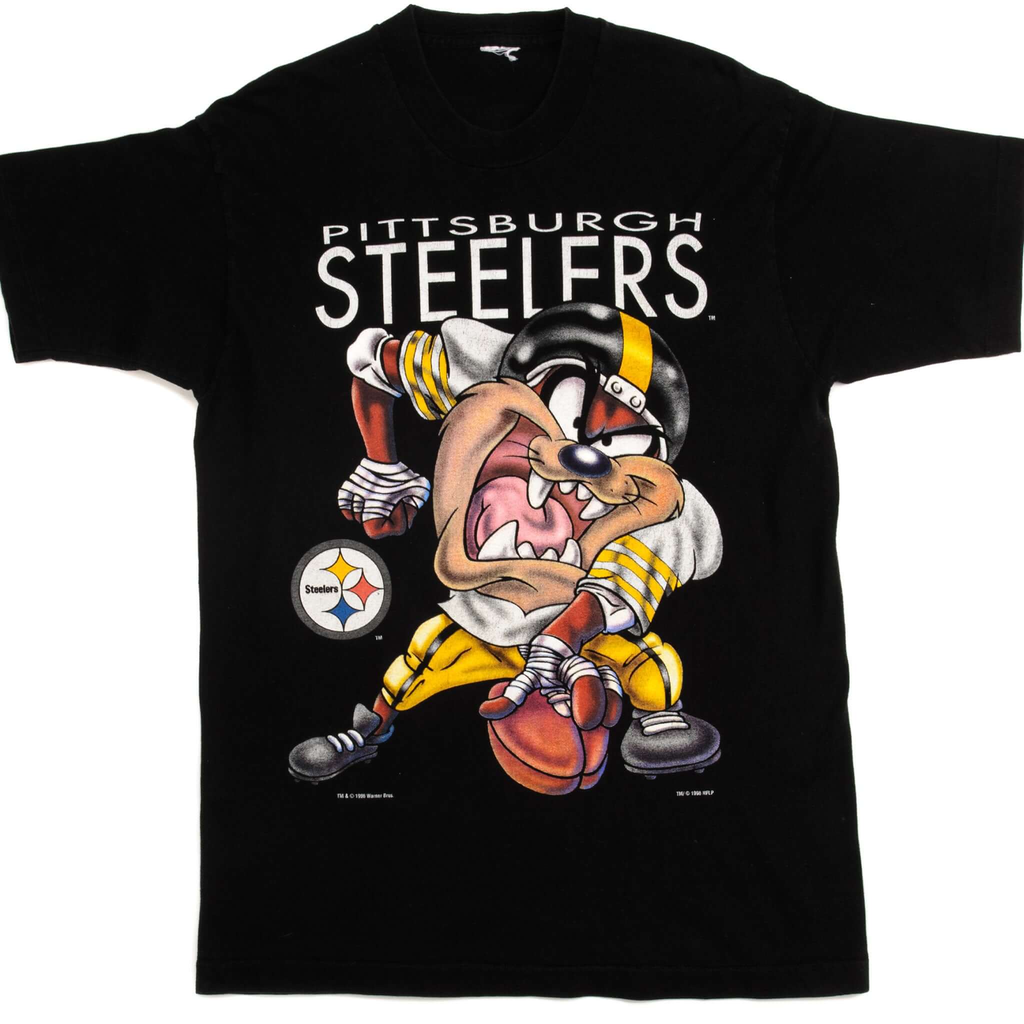 VINTAGE NFL PITTSBURGH STEELERS TAZ TEE SHIRT 1996 SIZE MEDIUM