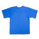 Vintage Blue Nike Tee Shirt 1987-1994 Size M Made In USA With Single Stitch Sleeves.