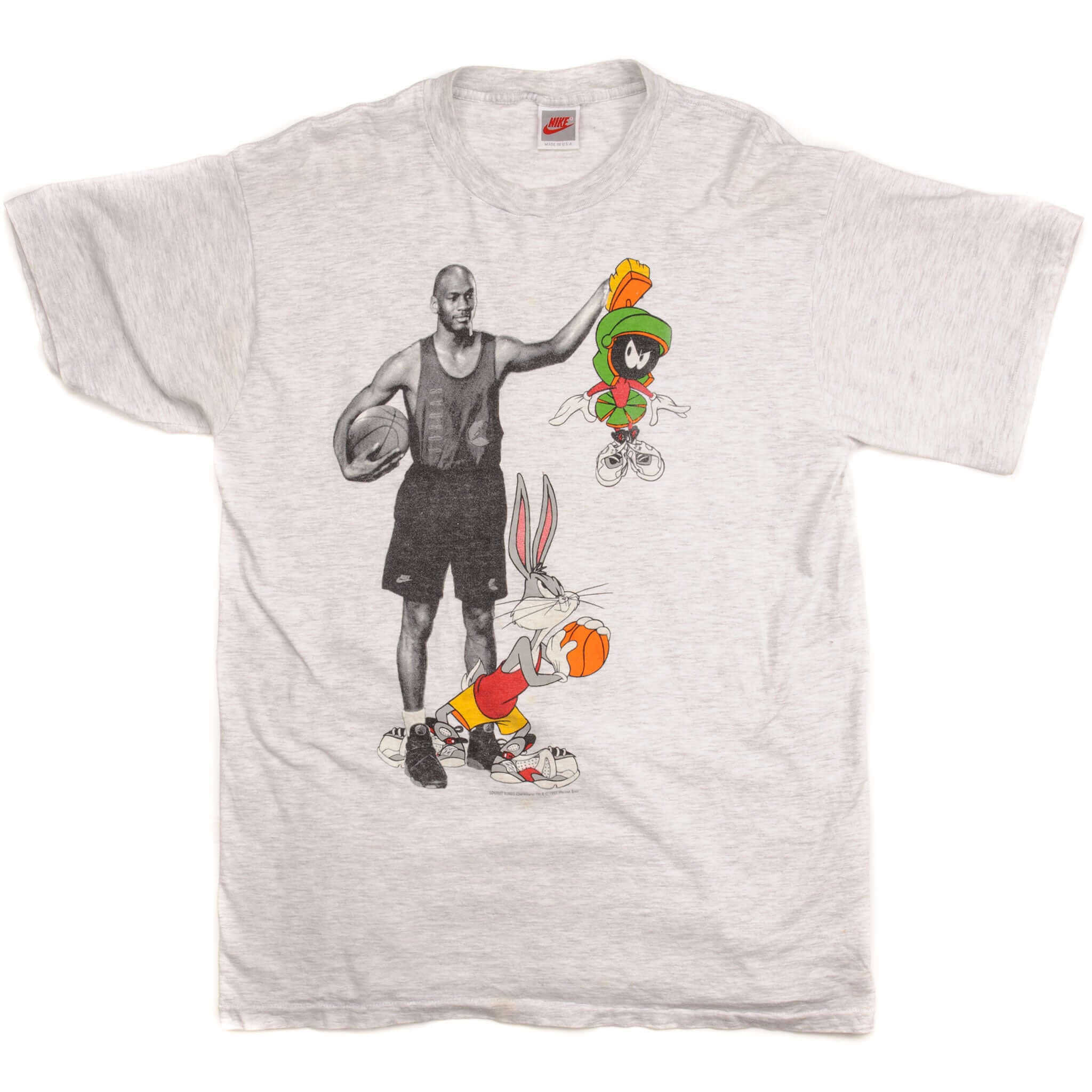 VINTAGE NIKE SPACE JAM TEE SHIRT 1993 SIZE LARGE MADE IN USA