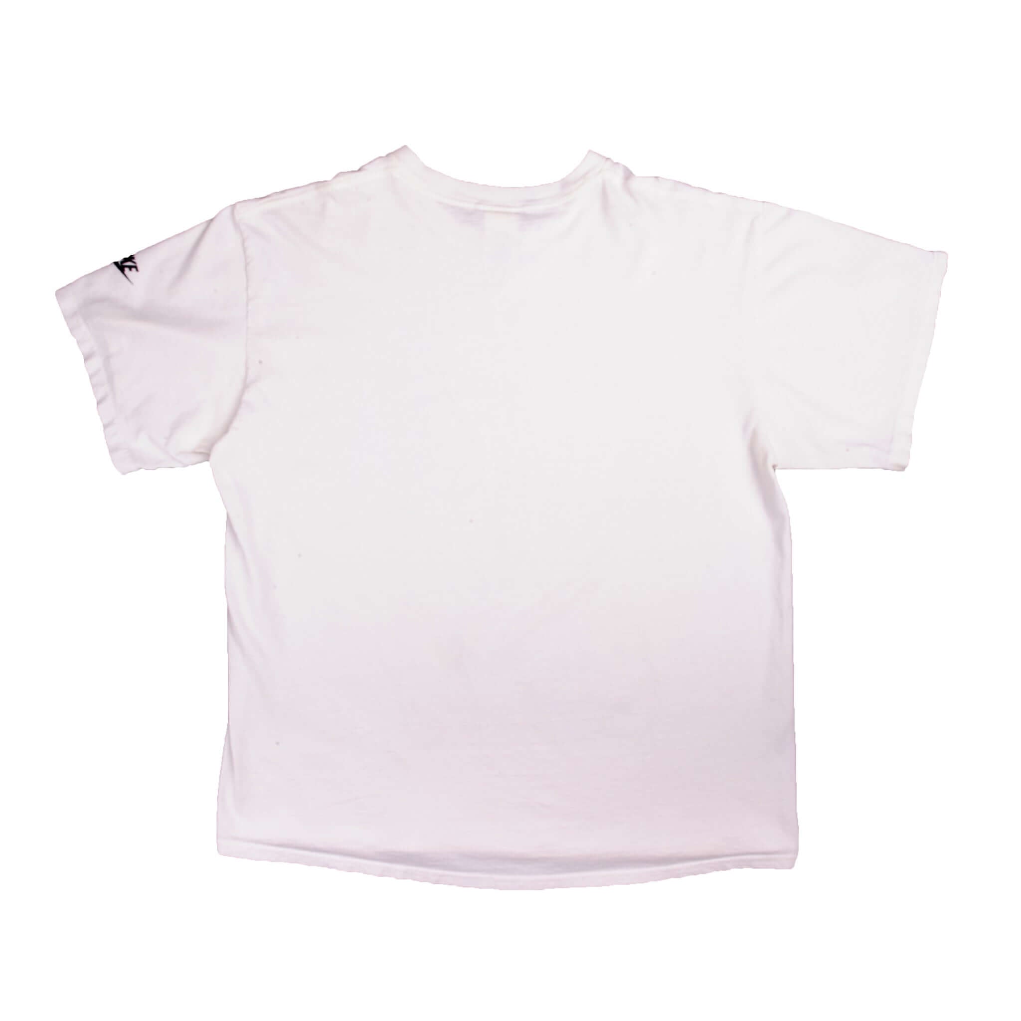 Vintage White Nike Nike town Chicago Tee Shirt 1987-1994 Size L Made In USA With Single Stitch Sleeves. Nike Grey Label.