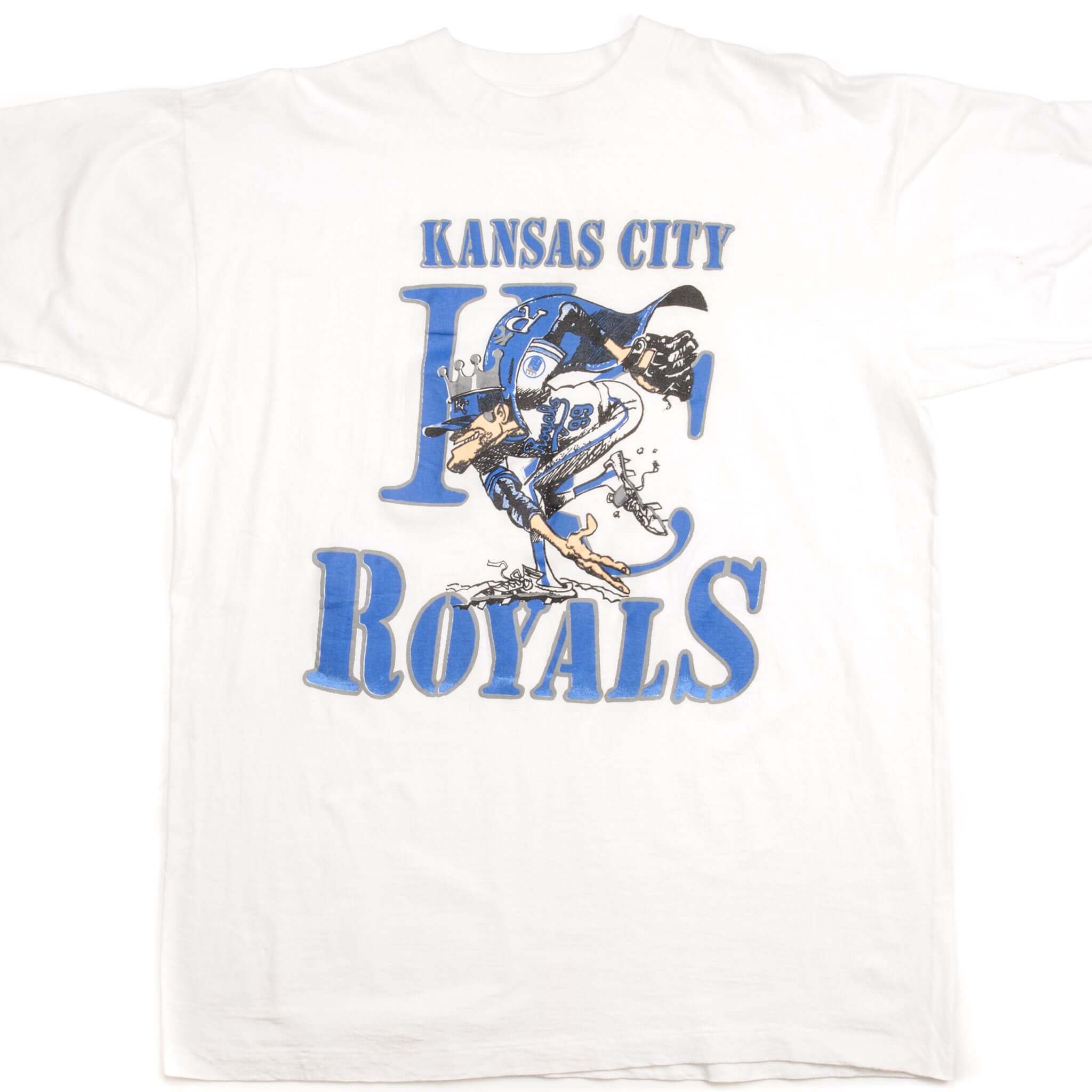 Kansas City Royals Distressed Vintage logo T-shirt 6 Sizes S-3XL