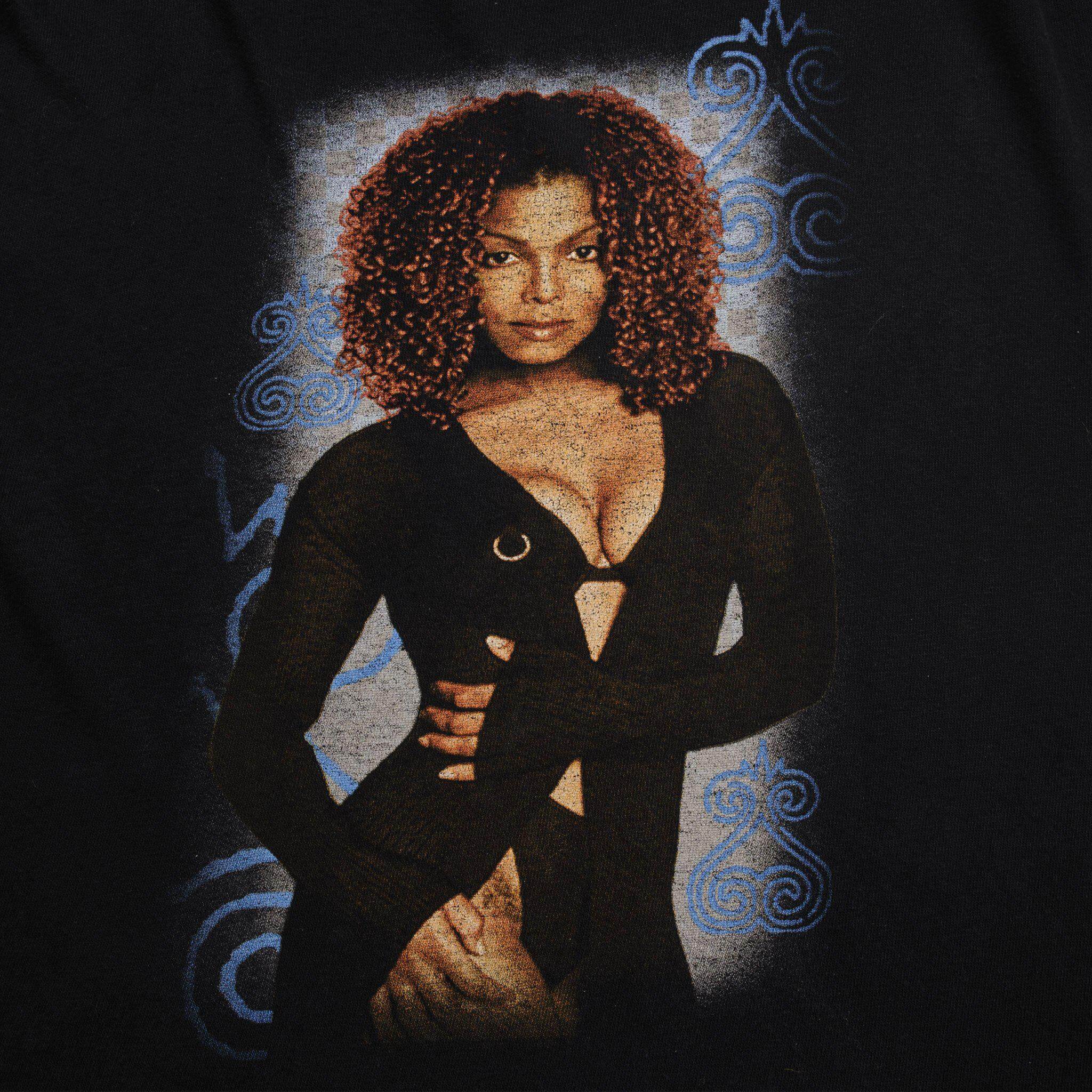 VINTAGE JANET JACKSON THE VELVET ROPE WORLD TOUR 1998 TEE SHIRT SIZE LARGE