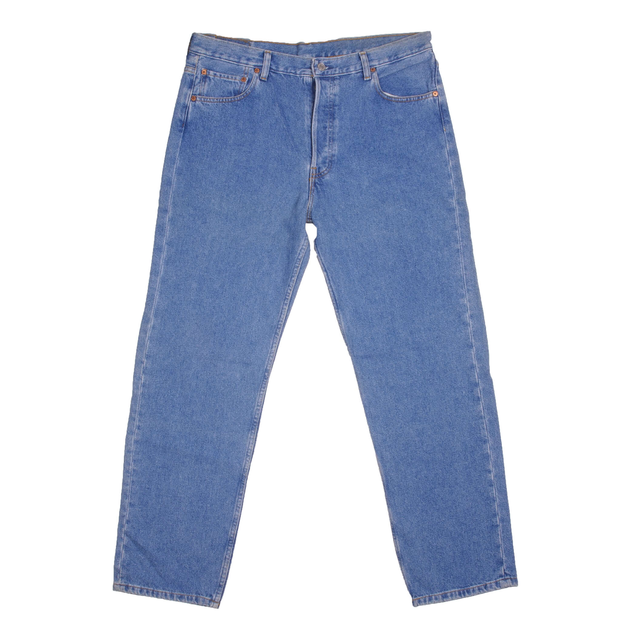 Beautiful Blue Levis 501 Jeans 1993 Size on Tag 38X32 Back Button #913