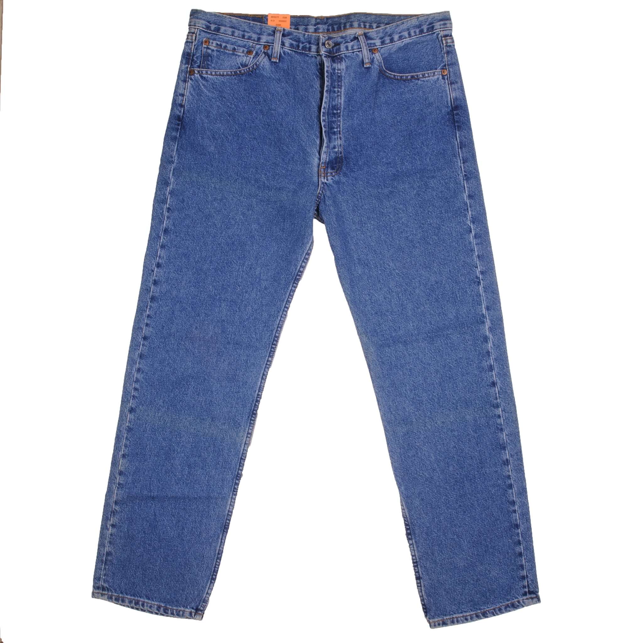 Beautiful Blue Levis 501 Jeans 1993 Size on Tag 38X32 Back Button #913