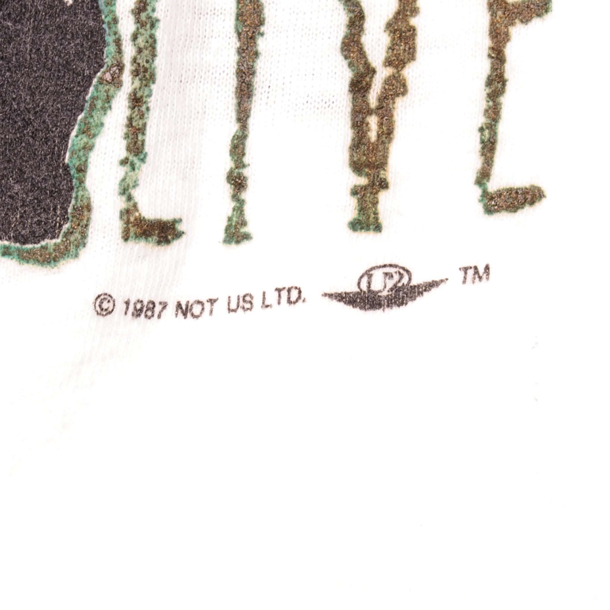 VINTAGE U2 LIVE TEE SHIRT 1987 SIZE LARGE MADE IN USA