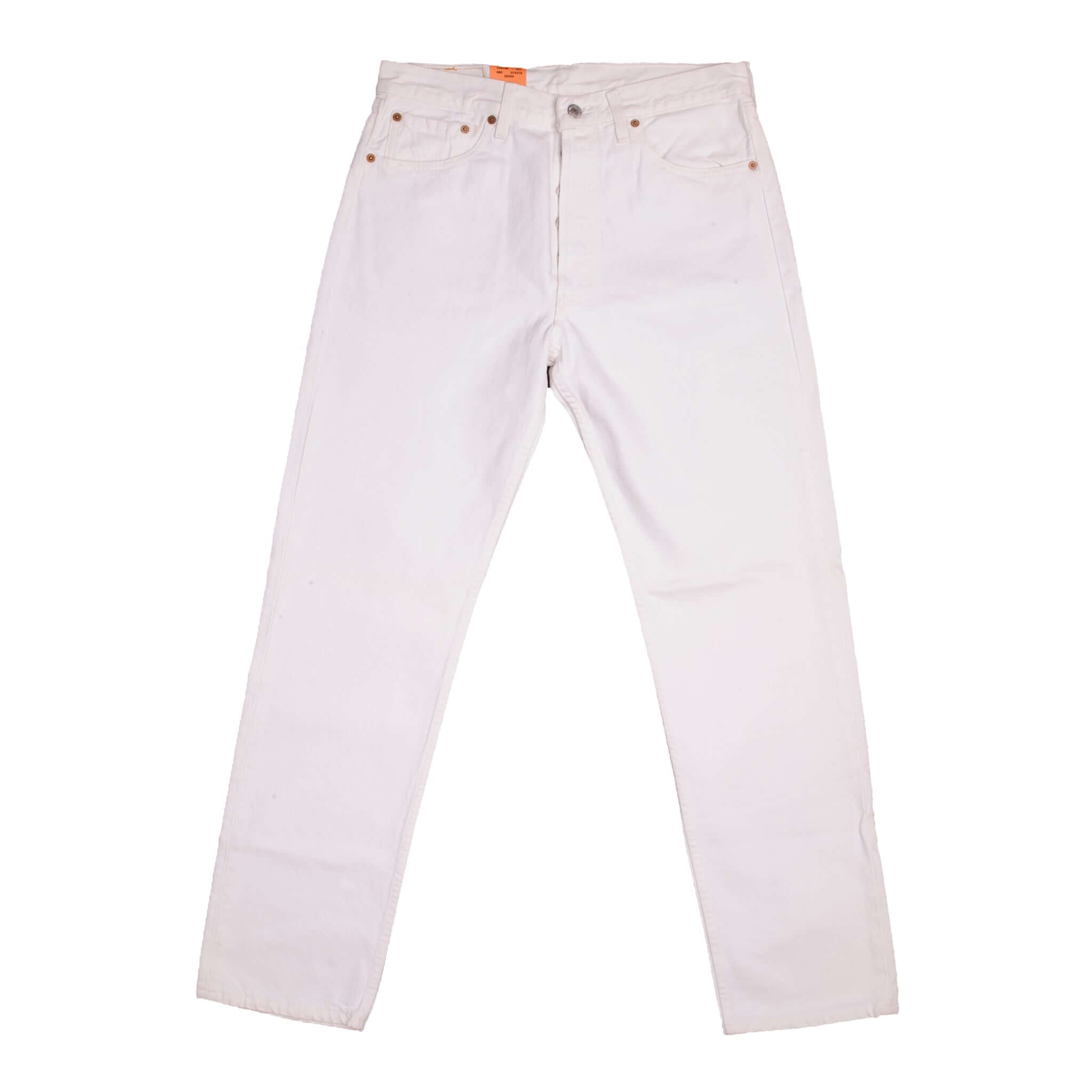 Beautiful White Levis 501 Jeans 1993 Made in USA. Size on Tag 33X32 Back Button #524