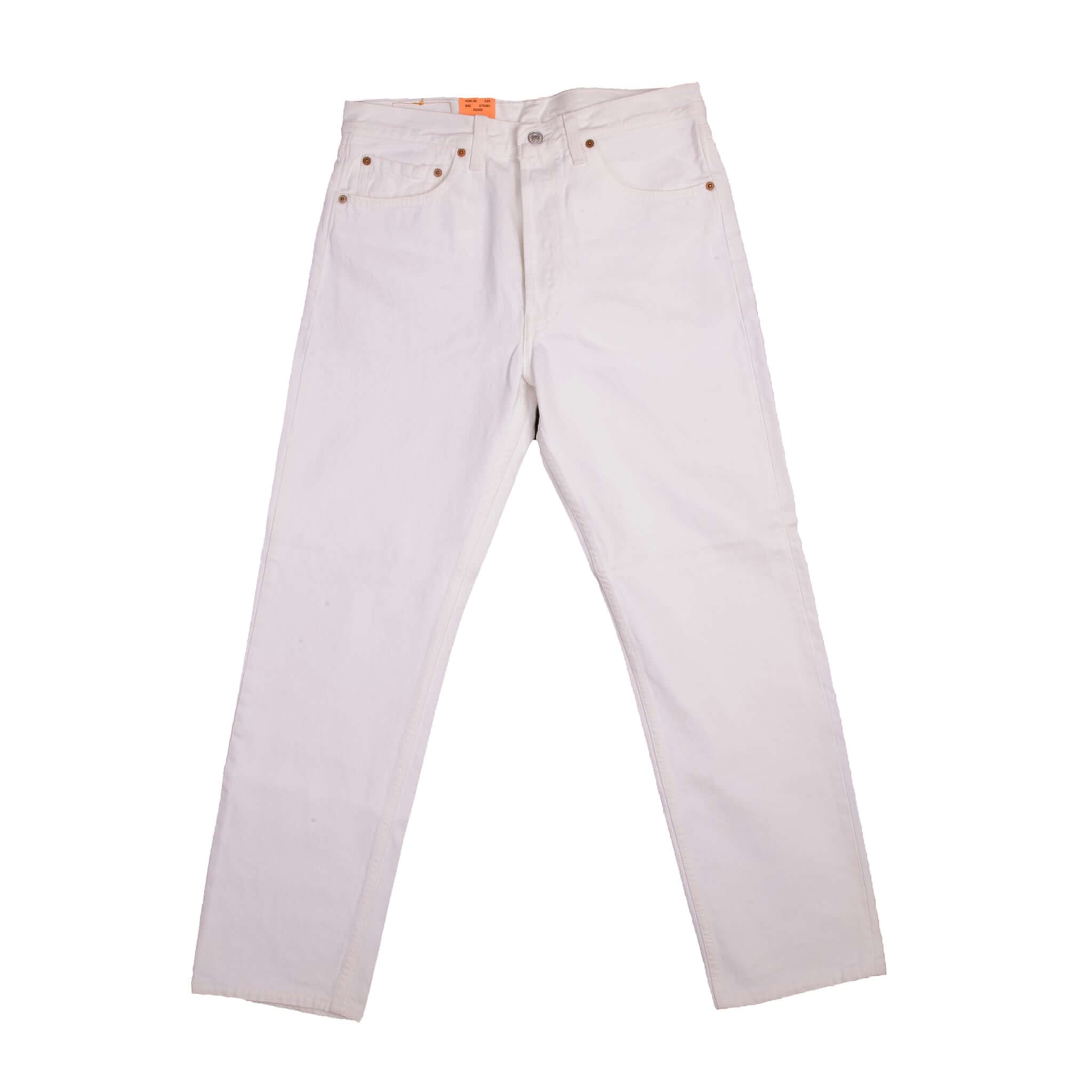 Beautiful White Levis 501 Jeans 1993 Made in USA. Size on Tag 30X32 Back Button #524