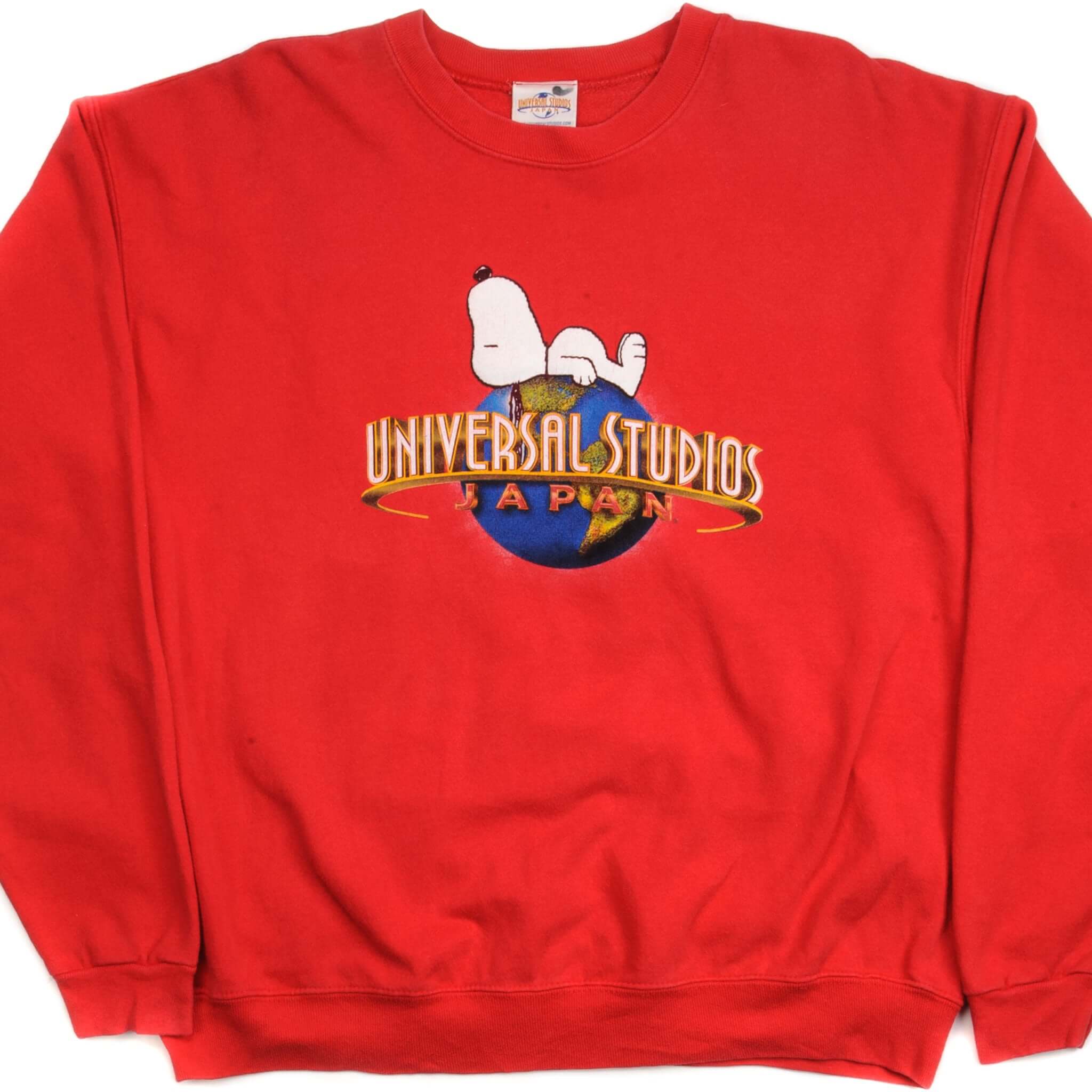 VINTAGE PEANUTS UNIVERSAL STUDIO JAPAN SWEATSHIRT SIZE XL