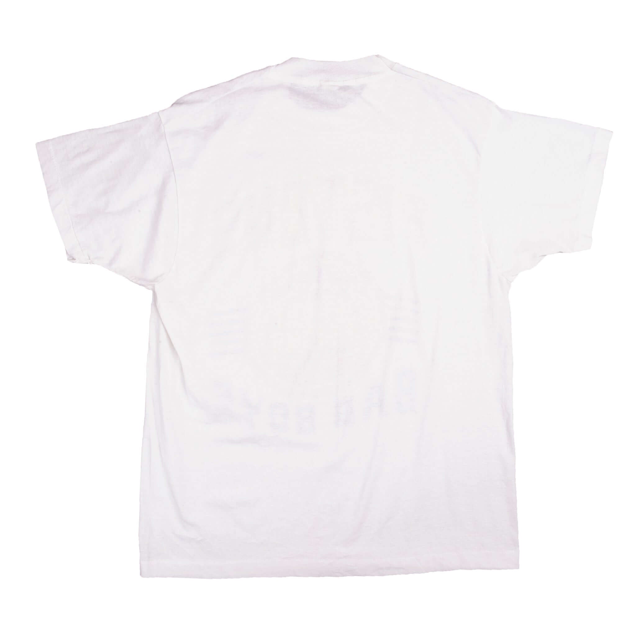 Vintage NBA Detroit Piston Eastern 80S 90S Tee Shirt Size Large Made In USA. With Single Stitch Sleeves