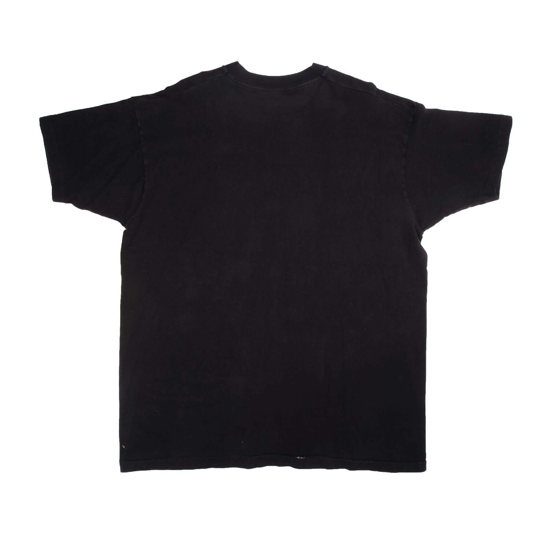 Vintage Black NFL Denver Broncos Tee Shirt 1994 Size XLarge Made In USA. With Single Stitch Sleeves.